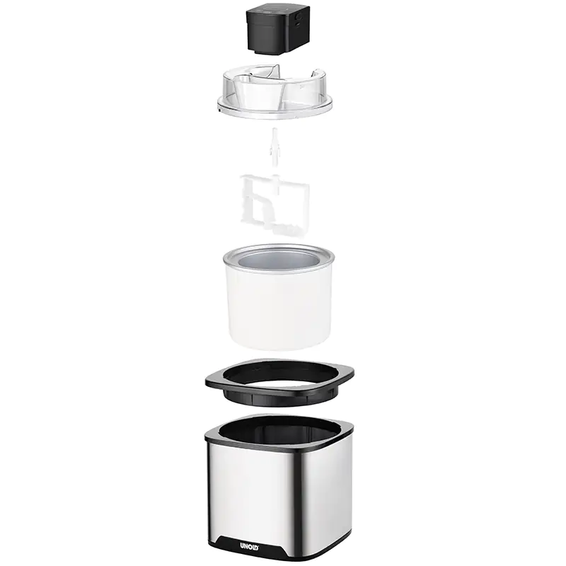 Unold Eismaschine Gelato 48855 1,5 L Edelstahl