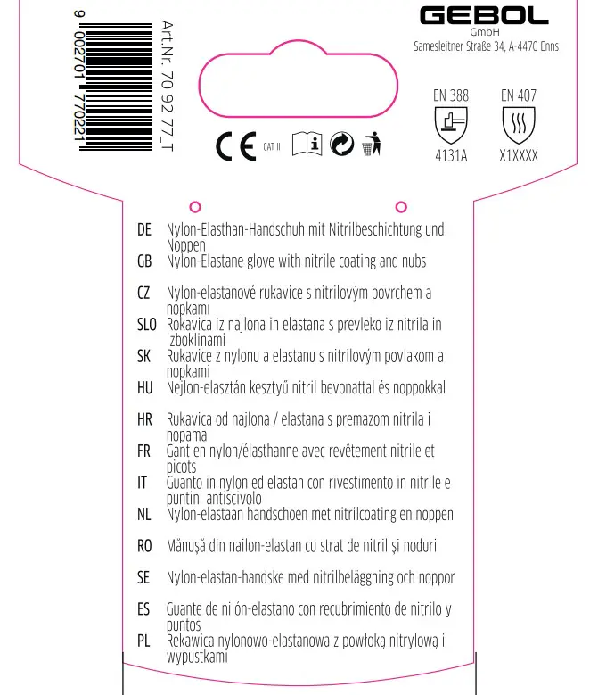 Gebol Handschuh Multi Flex Touch  