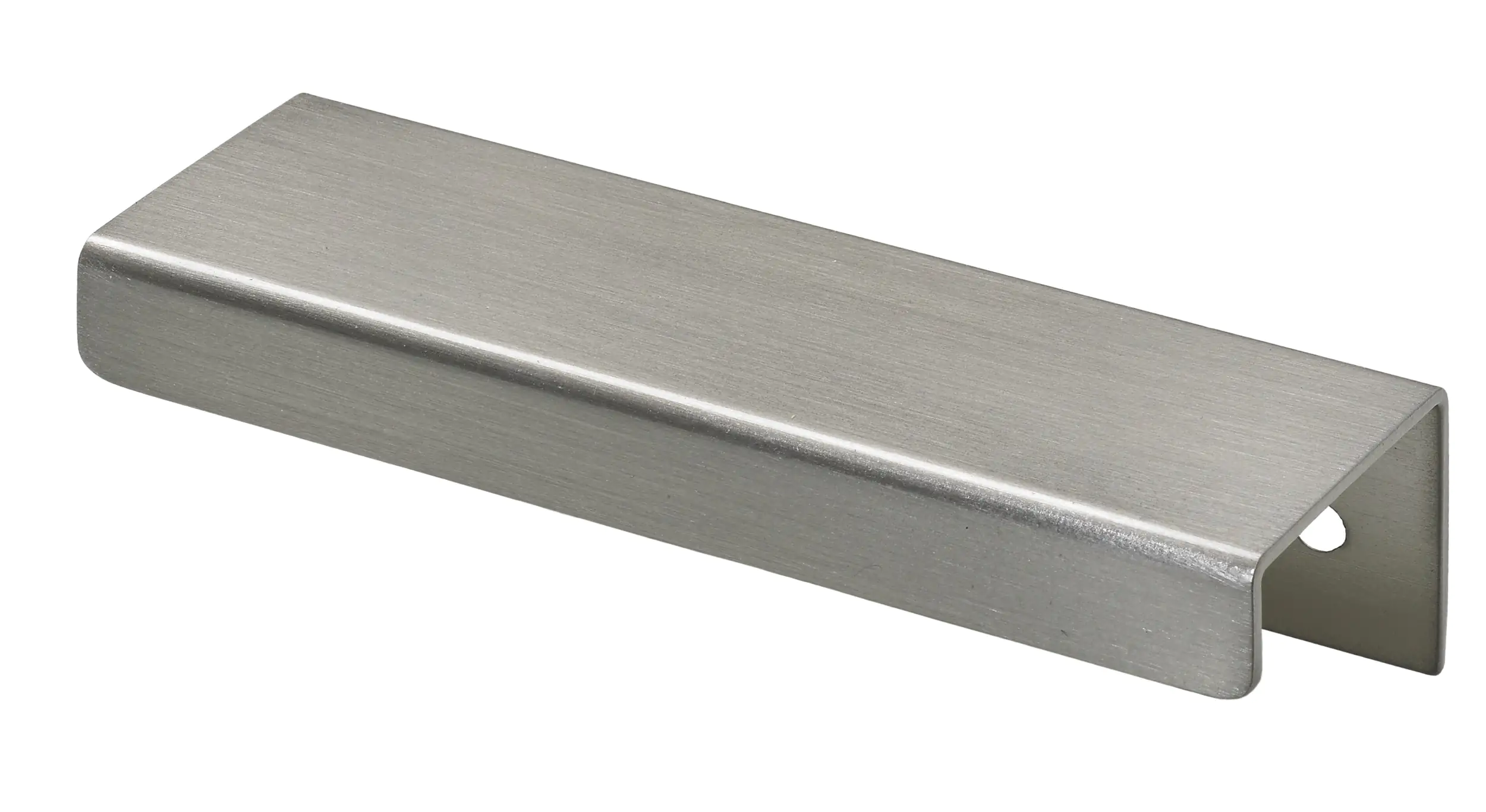 Hettich Möbelgriff Aluminium Edelstahl Optik 12,5 x 100 x 35 mm - 1 Stück