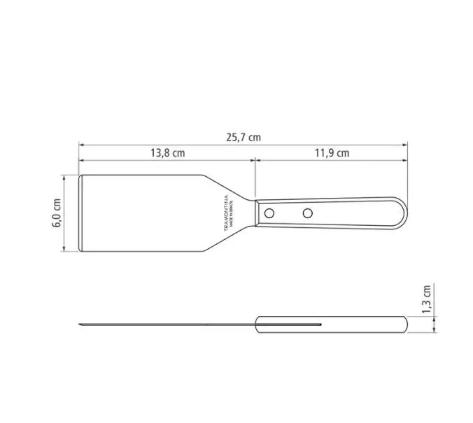 Tramontina Landhaus Grillspachtel 25 cm Tramontina Landhaus Grillspachtel 25 cm