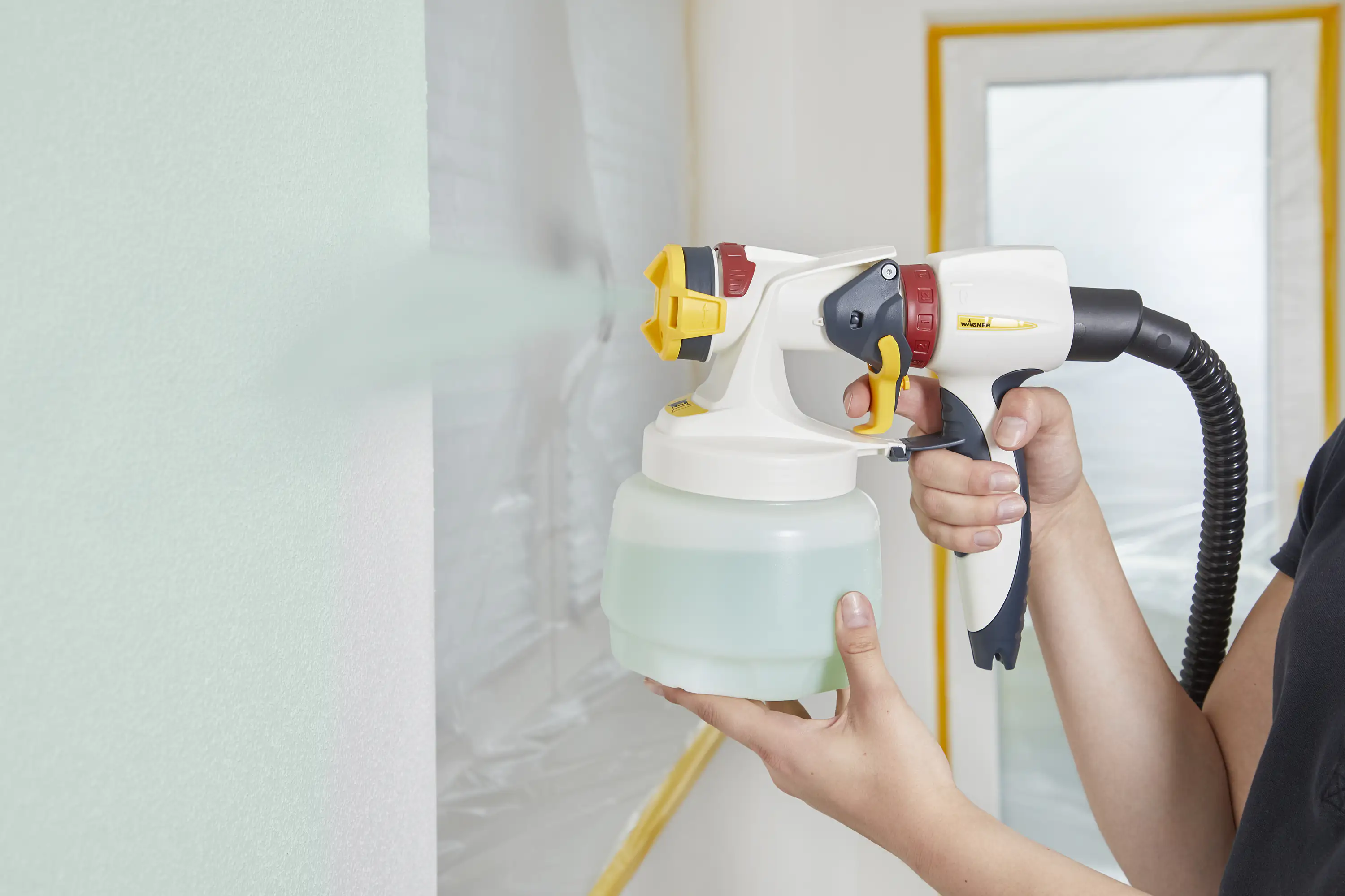 Wagner Farbsprühsystem W 450 Set Wall Sprayer 460 W, 1300 ml Wagner Farbsprühsystem W 450 Set Wall Sprayer 460 W, 1300 ml
