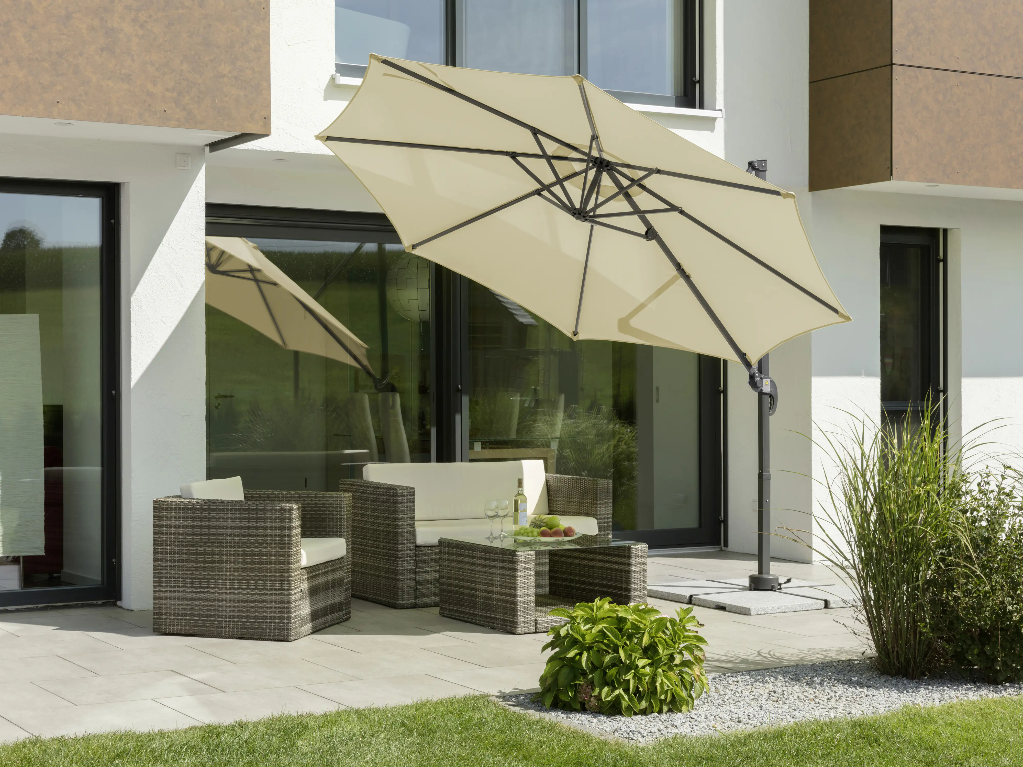 Schneider Sonnenschirm Rhodos Junior natur Ø 300 cm