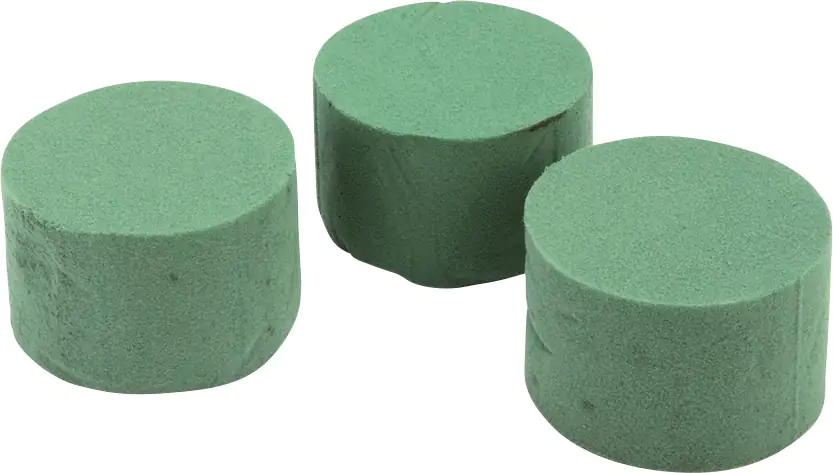 Glorex Steckzylinder für Frischblumen 8 x 5 cm 3 Stück