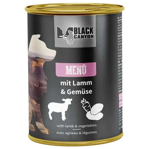 Black Canyon Hundenassfutter Adult Menü 410 g Lamm