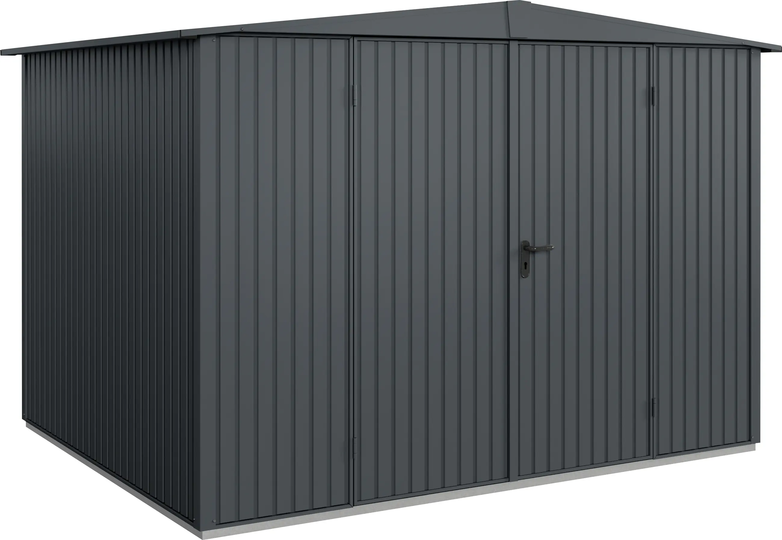 EcoStar Gerätehaus Trend-S Typ 3 323,6 x 247,7 x 219,4 cm anthrazitgrau