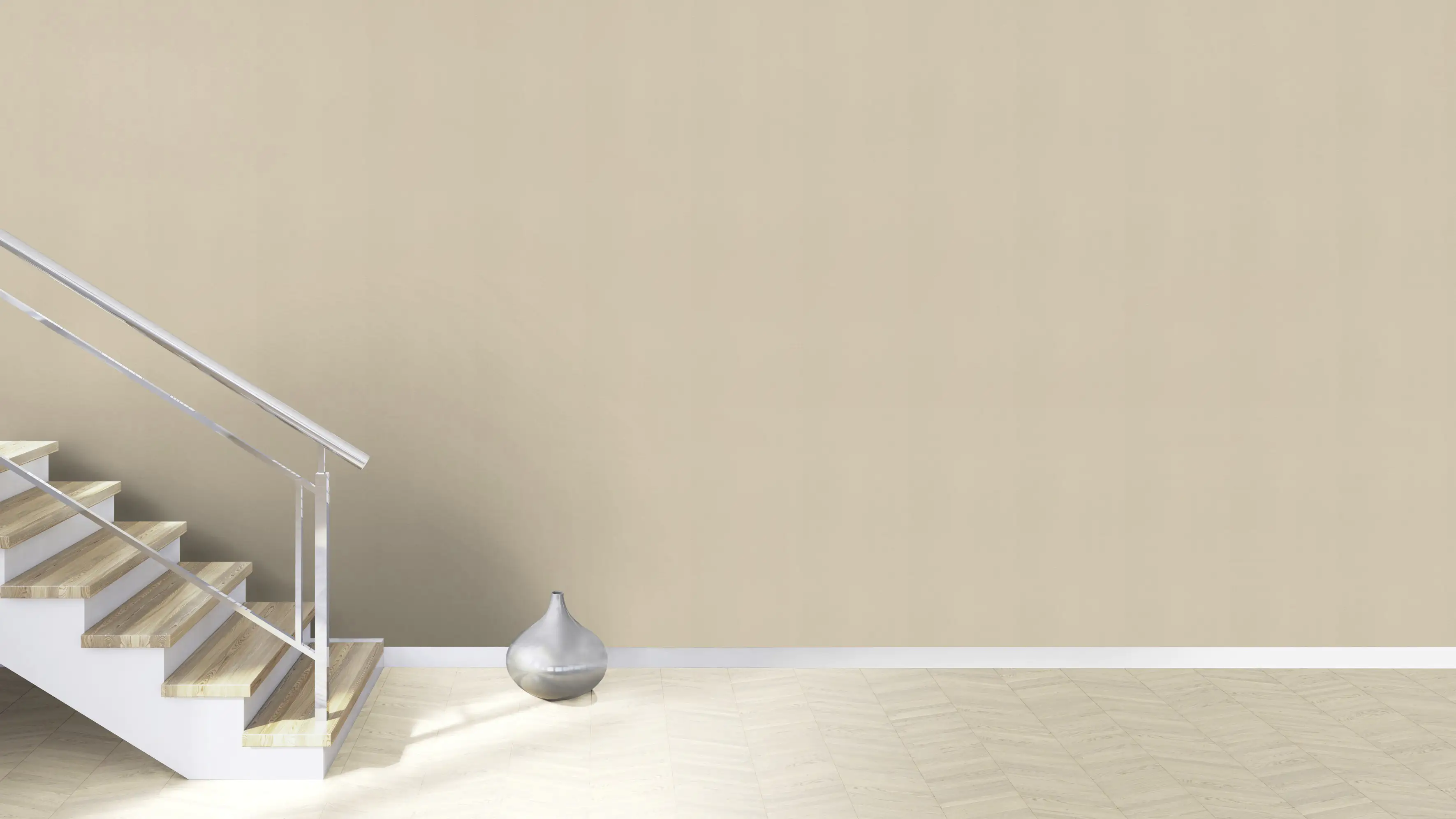 Rasch Vliestapete 555882 Beige-Caramel Uni 10,05 m x 0,53 m