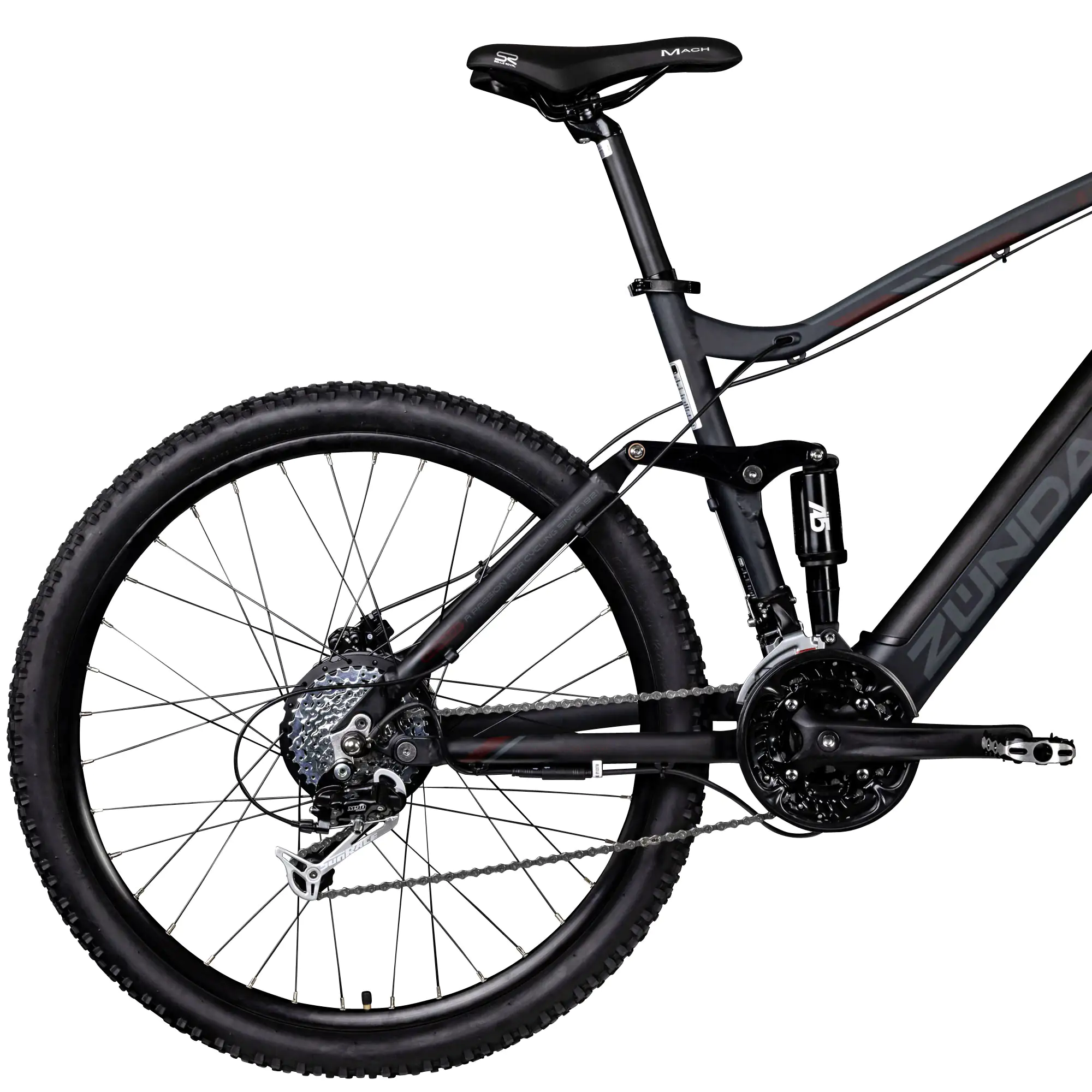 Zündapp E-Bike XFS Fully 27,5 Zoll 27-Gang 504 Wh schwarz rot