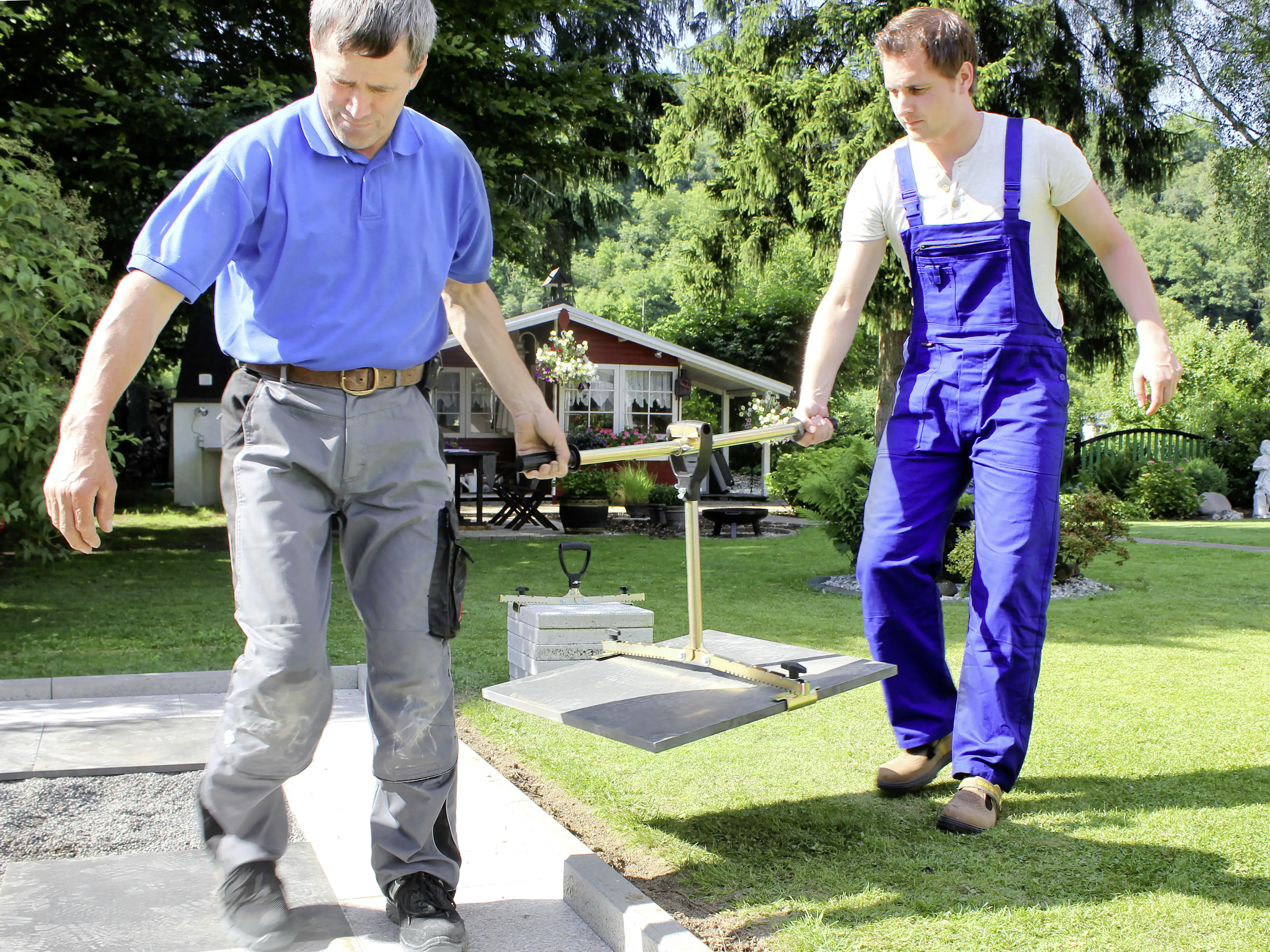 4015960010408_909009 Langfit Tragarm für Plattenheber bis 60 kg für 2 Personen