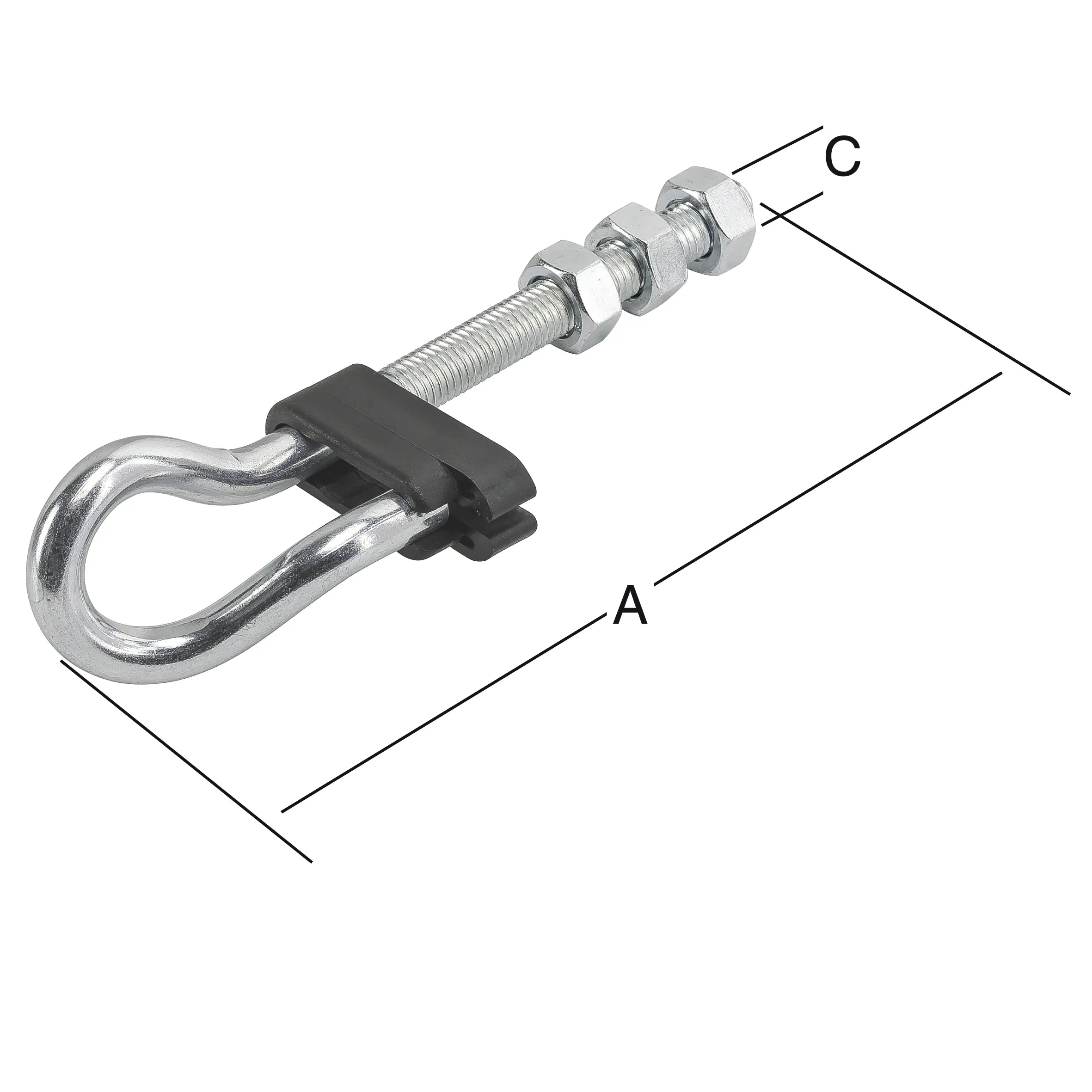 Vormann Schaukelhaken verzinkt 180 x 10.6 mm