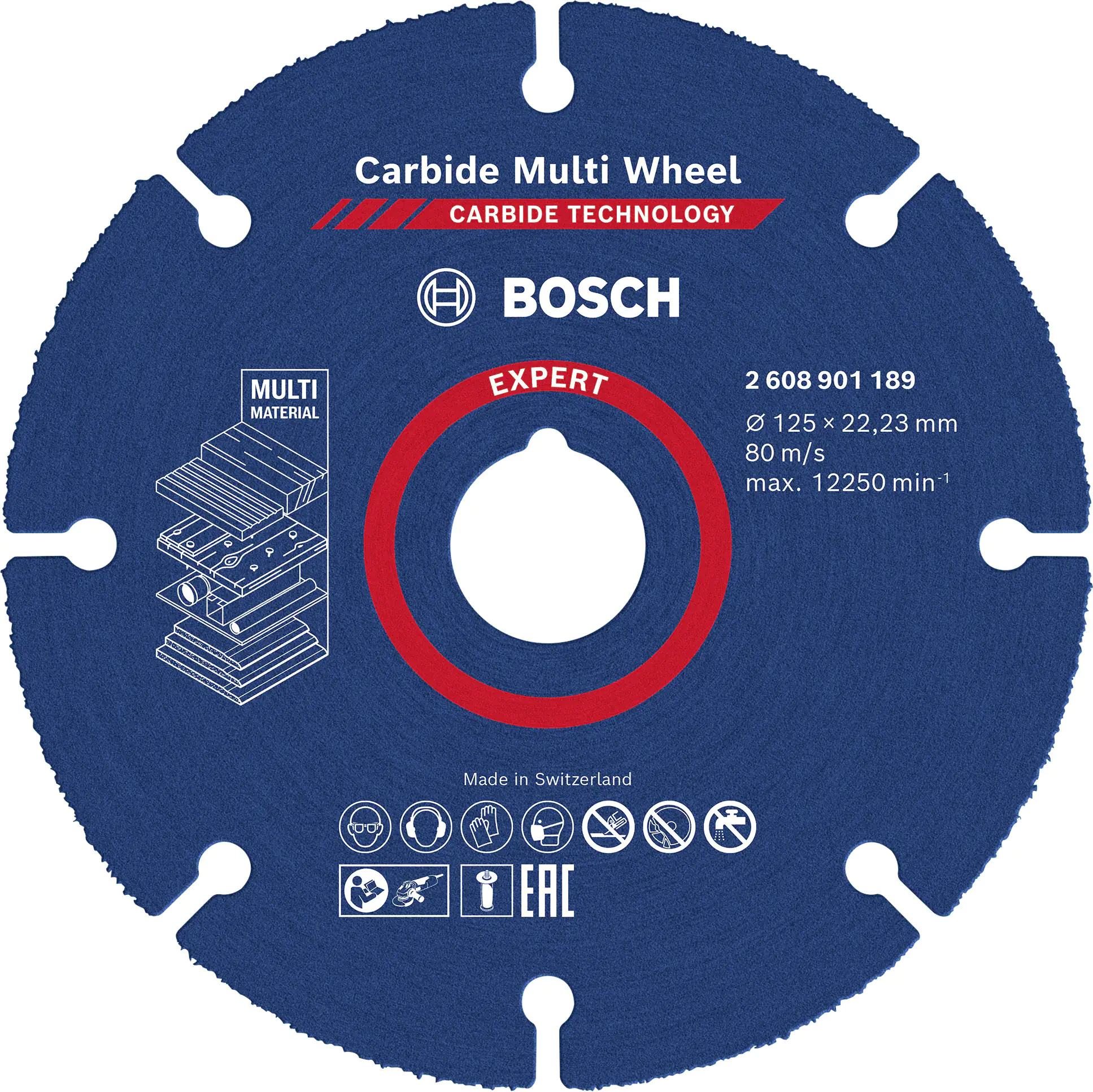 Bosch Expert Trennscheibe Multiwheel Ø 125 mm Bohrung 22,23 mm