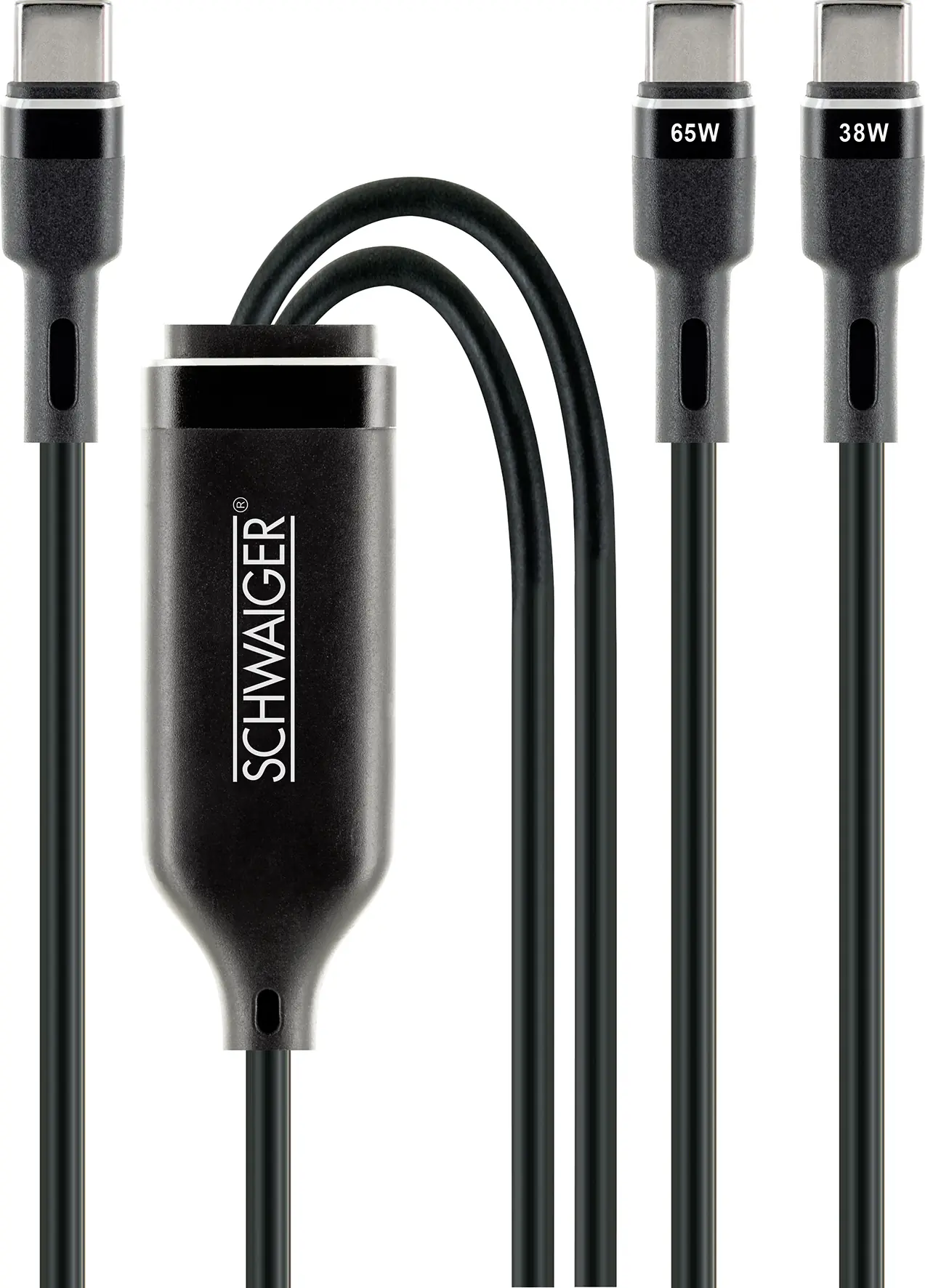 Schwaiger Verteiler USB-C auf USB-C 1,5 m 