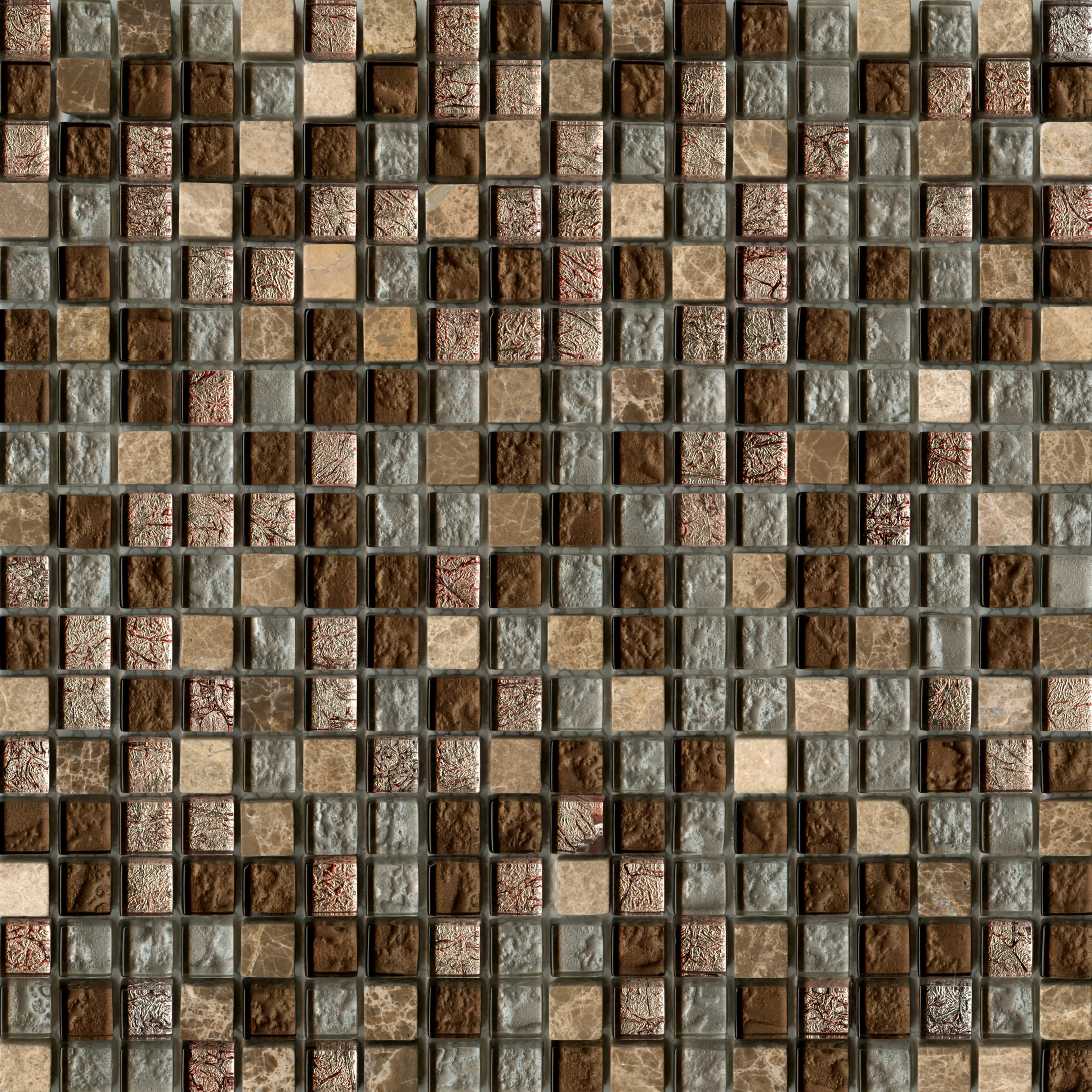 Mosaikfliese Alisa 30 x 30 cm beige-grau Steinmaß: ca. 1,5 x 1,5 cm