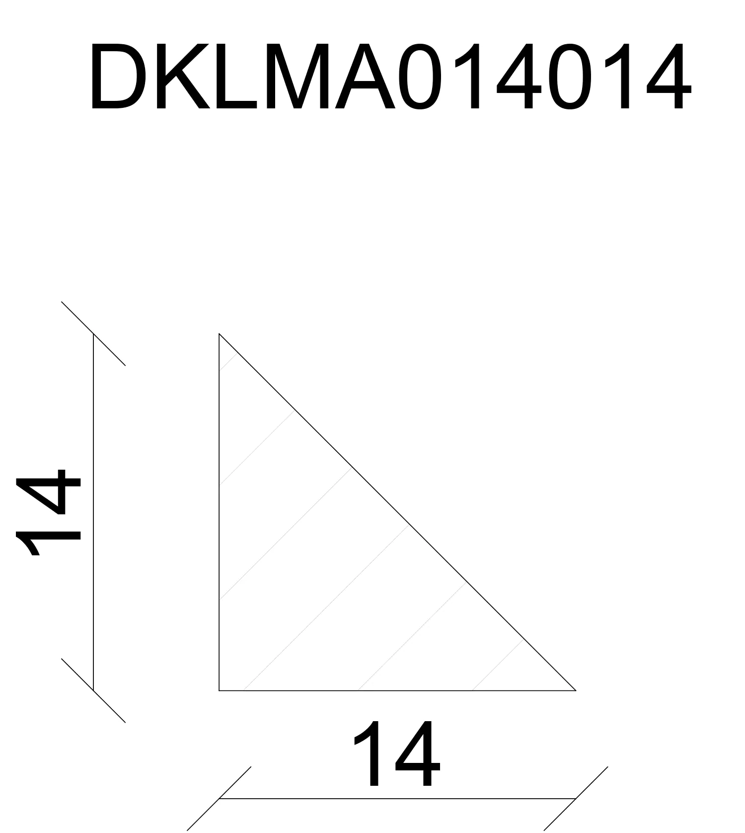 FN Neuhofer Dreikantleiste 100 cm 14 x 14 mm Fichte/Kiefer