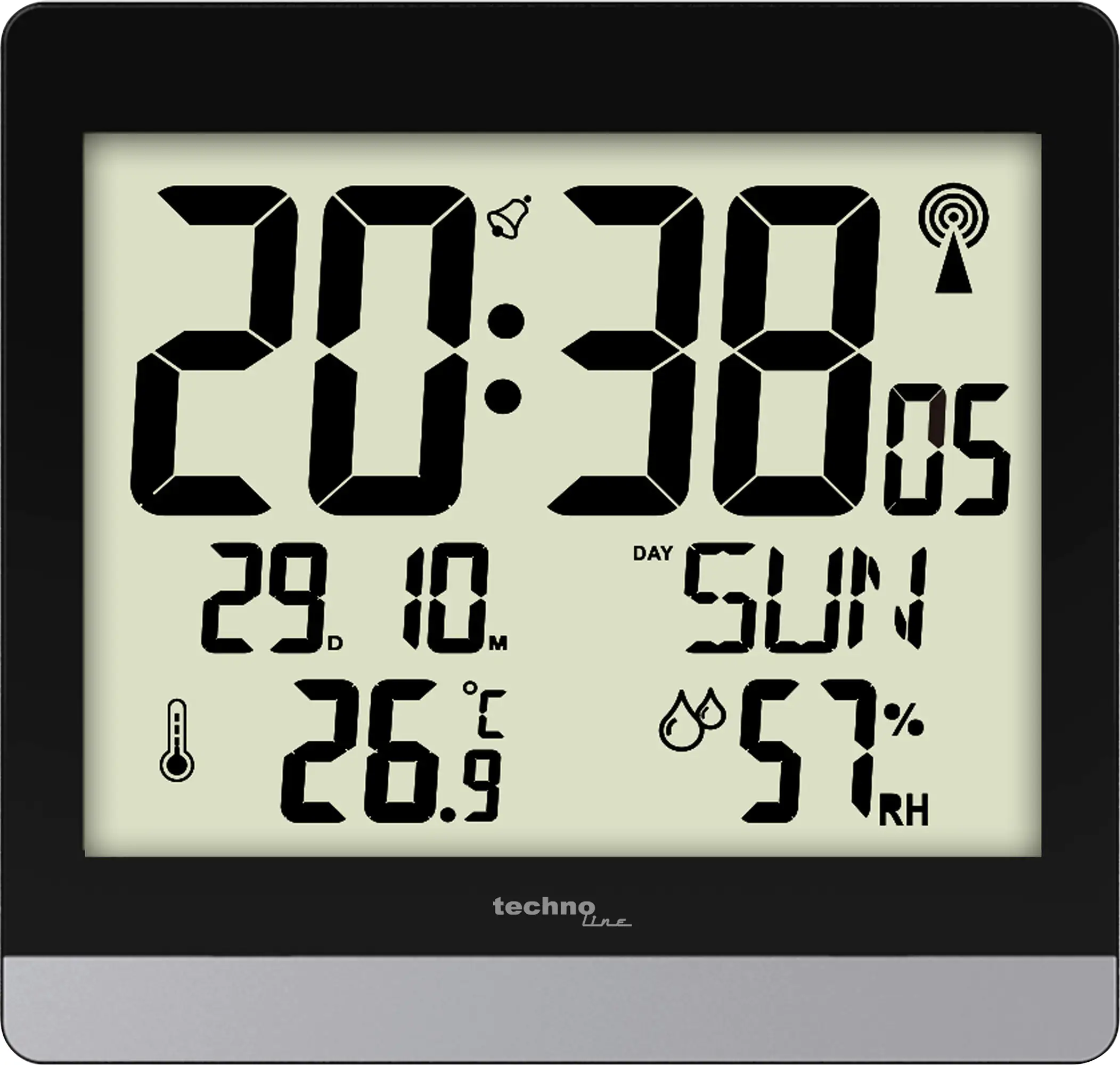 Technoline Funkwanduhr WS 8014