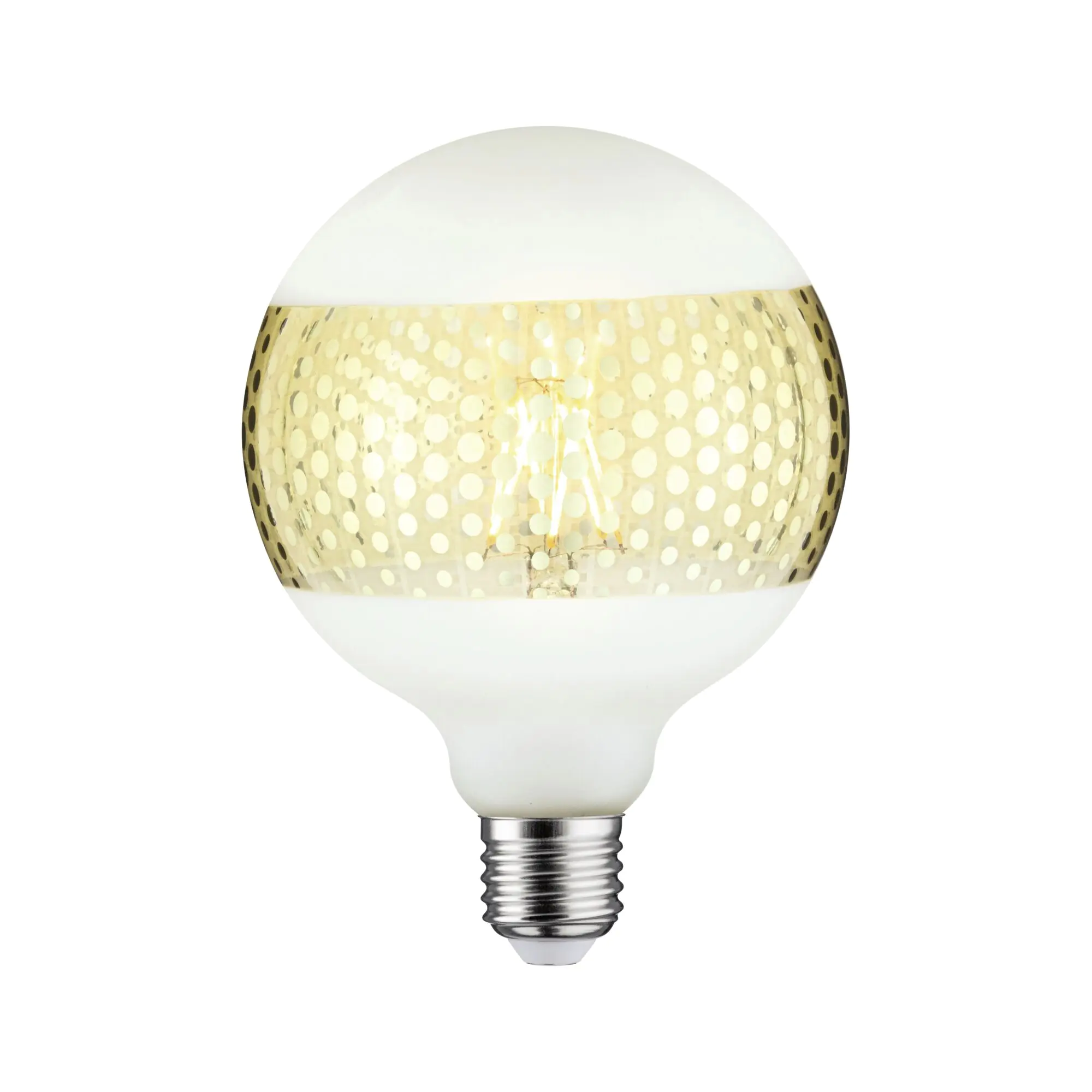 Paulmann LED Leuchtmitel G125 Ringspiegel gold E27 dimmbar