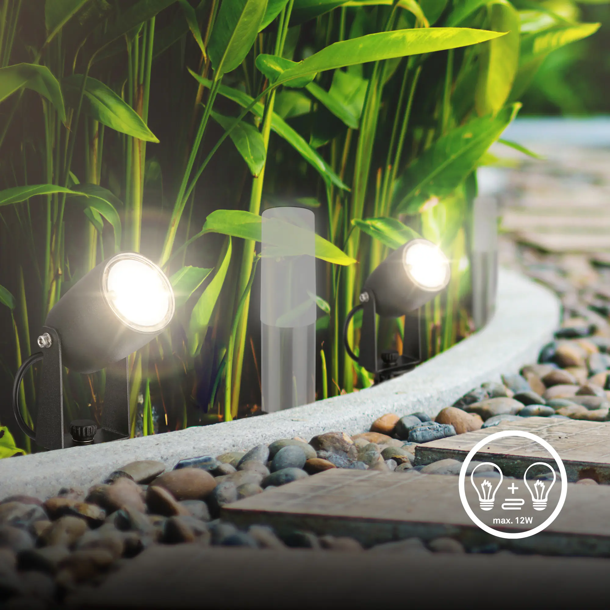 Briloner LED Wegeleuchte Iris Connect to Shine 3er Erweiterungsset 3x2W warmweiß Briloner LED Wegeleuchte Iris Connect to Shine 3er Erweiterungsset 3x2W warmweiß