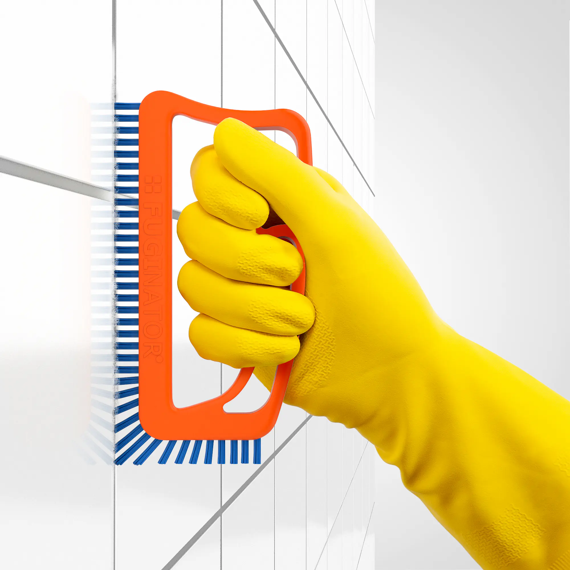 Fuginator Fugenbürste Classic Kunststoff orange/blau Fuginator Fugenbürste Classic Kunststoff orange/blau