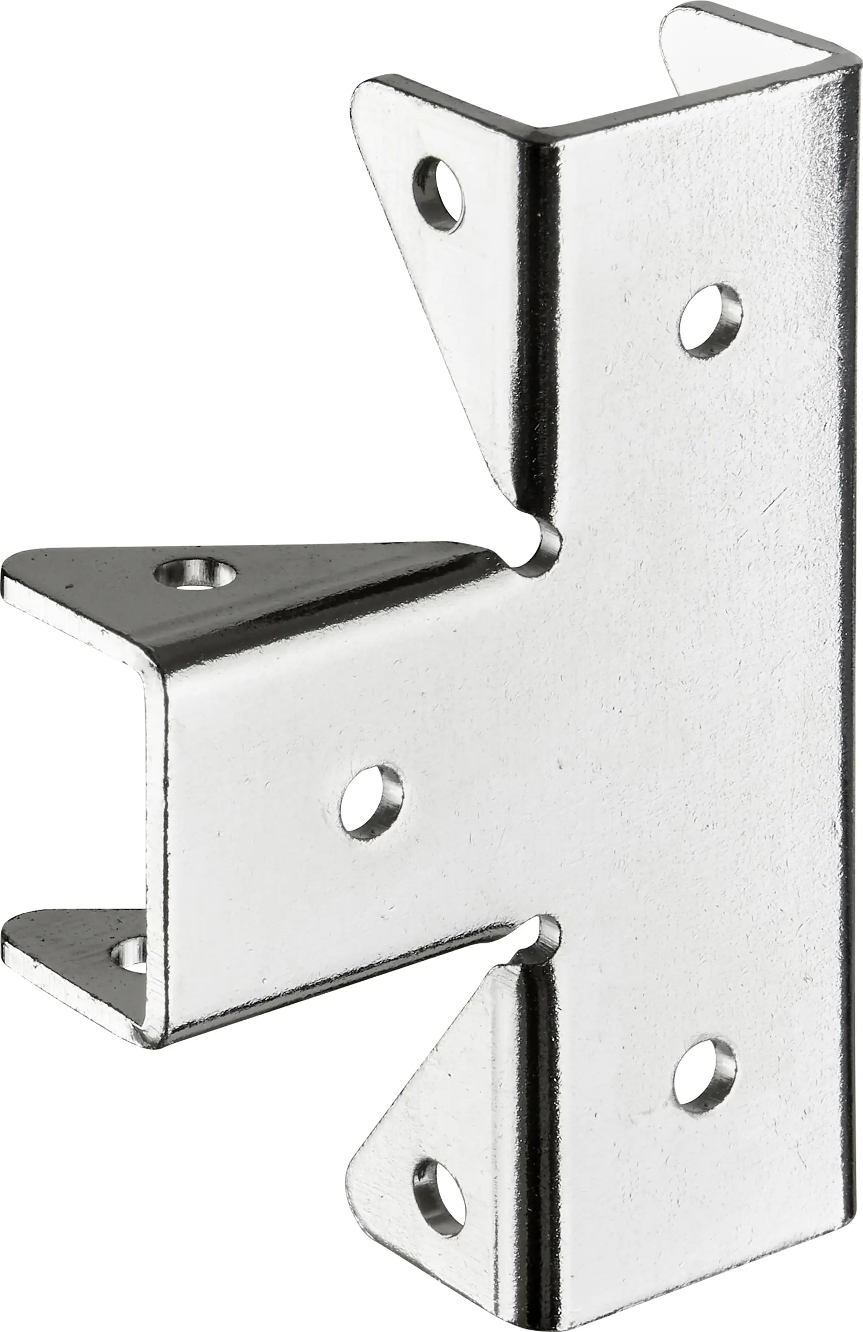 Hettich Winkelverbinder T Stahl 44 x 68 x 15 mm vernickelt 