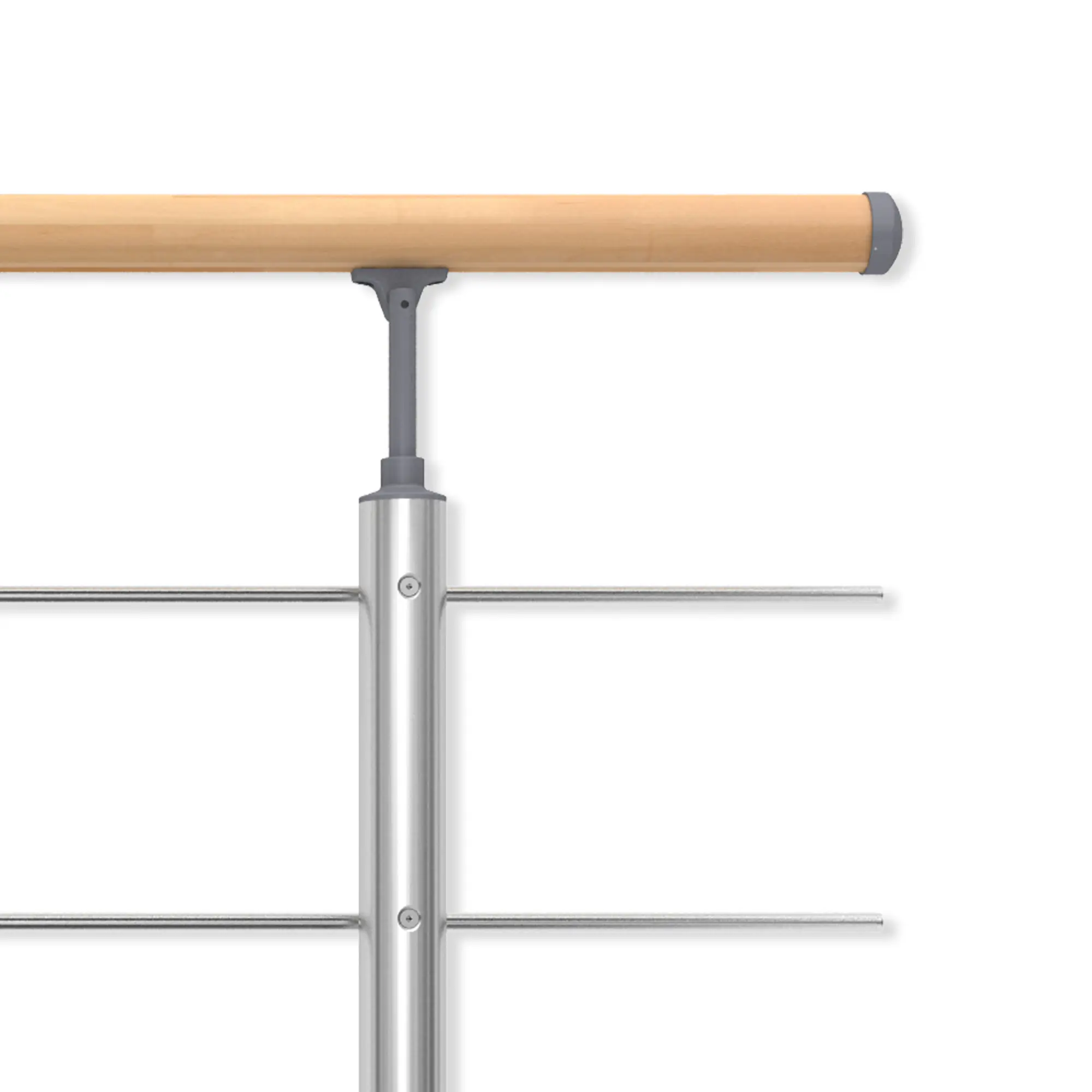 DOLLE Geländerset PS 031 Aluminium mit Buchehandlauf 150 cm