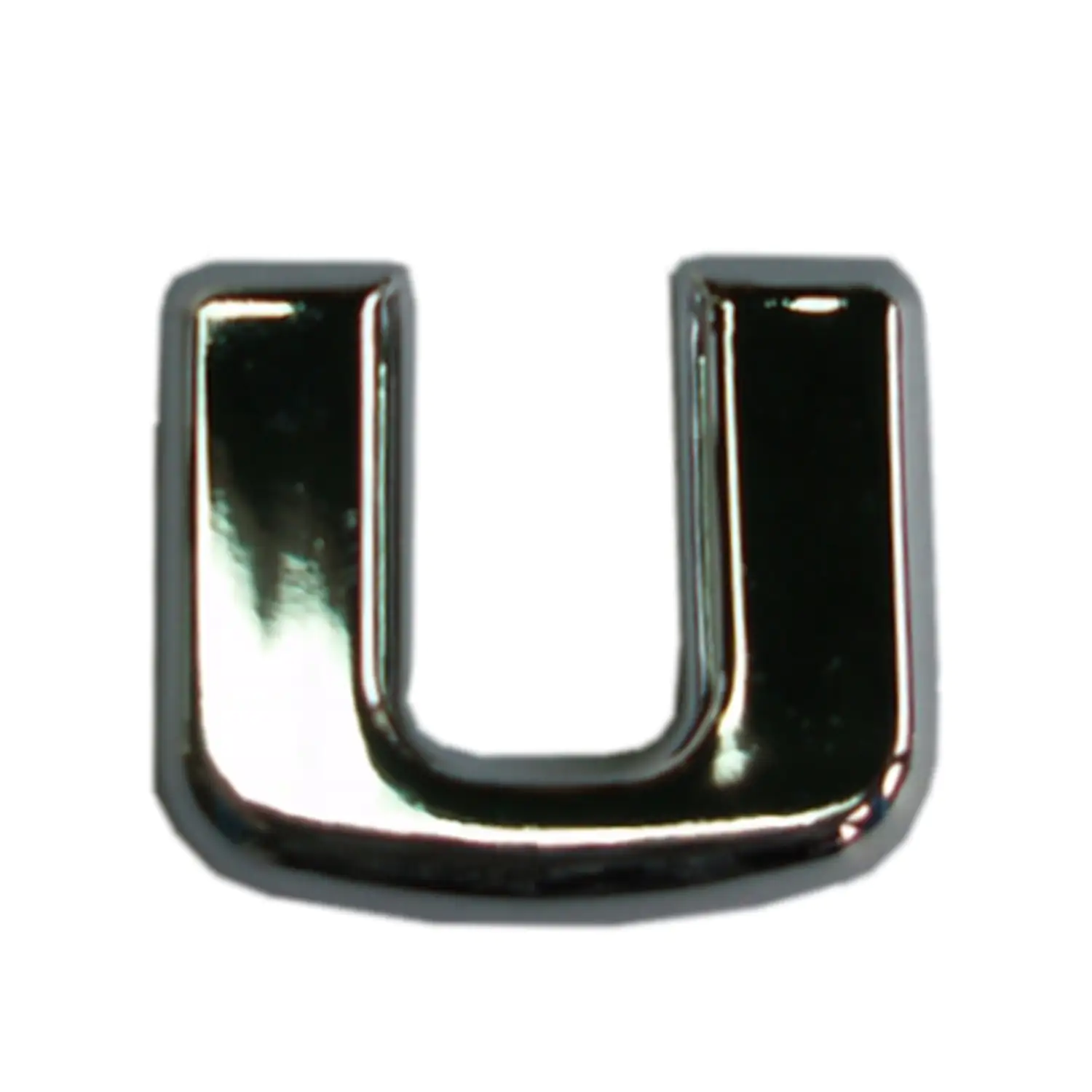 Hermann Schütz 3D-Relief-Chrome-Buchstabe U 25x35mm