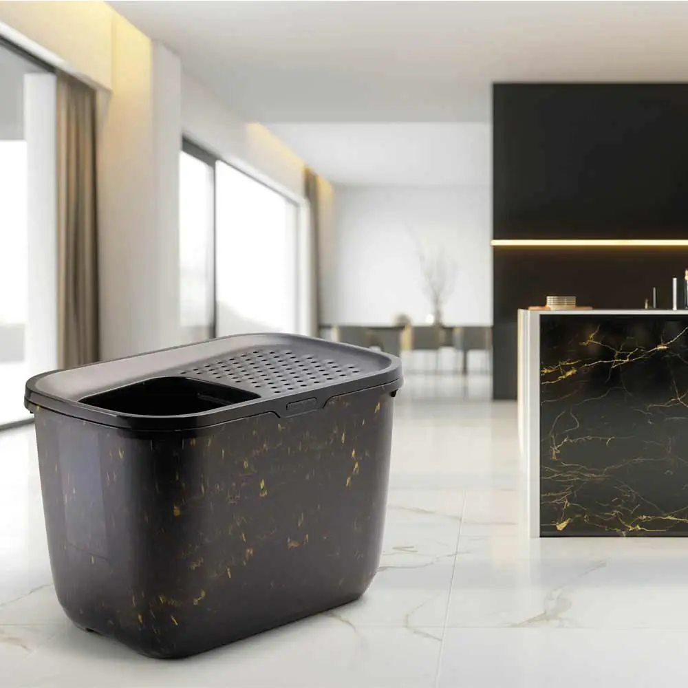 Nobby Katzentoilette Hop In schwarz/gold Nobby Katzentoilette Hop In schwarz/gold