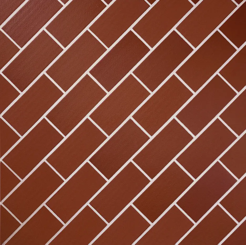 Spaltplatte 24 x 11,5 cm rot-natur