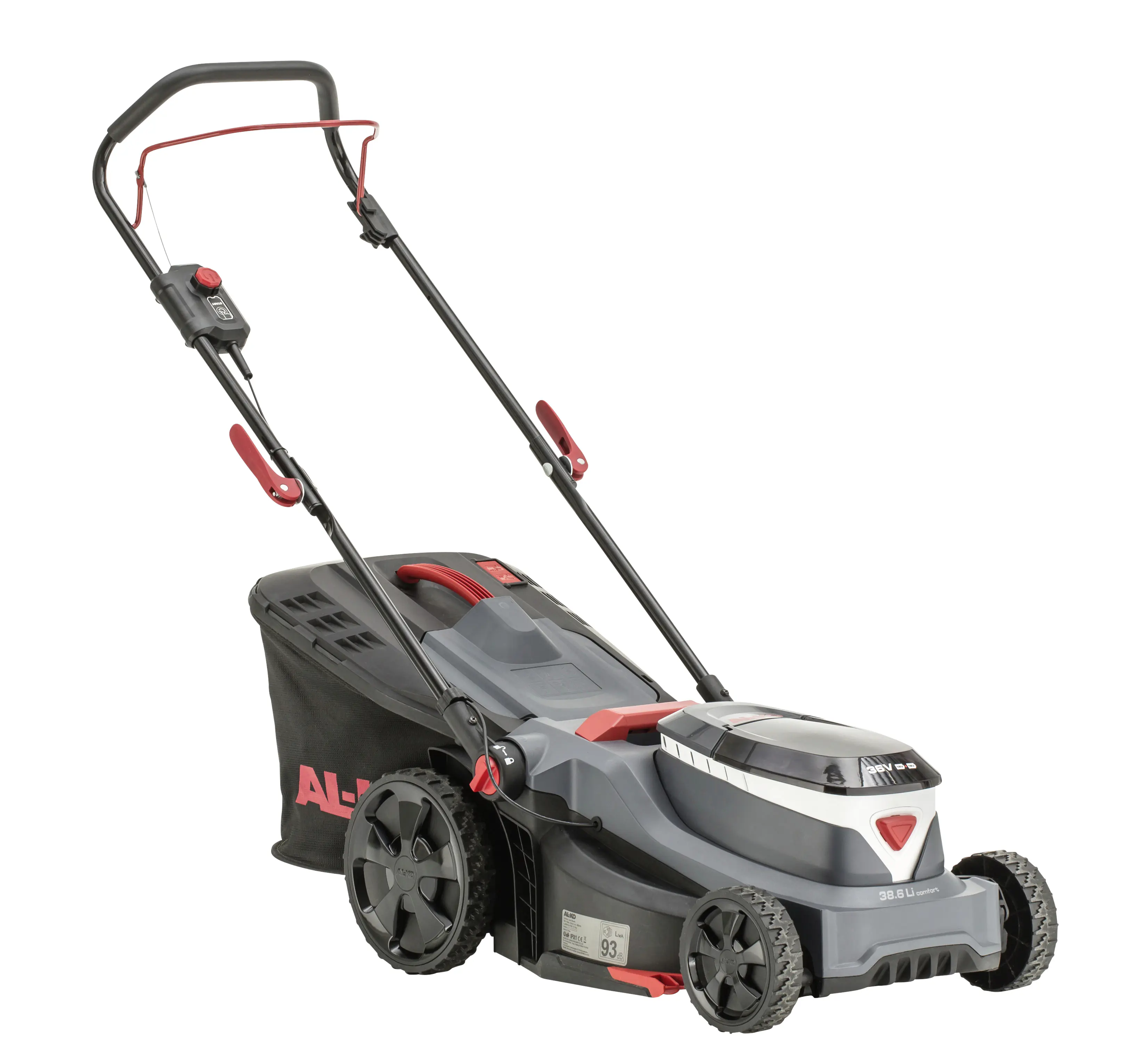  AL-KO Akku-Rasenmäher 38.6 Li Comfort 18/36 V 38 cm Schnittbreite inkl. 2 Akkus und Doppel-Ladegerät