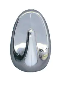 Wenko Zwerghaken Kunststoff, chrom, 6er-Set