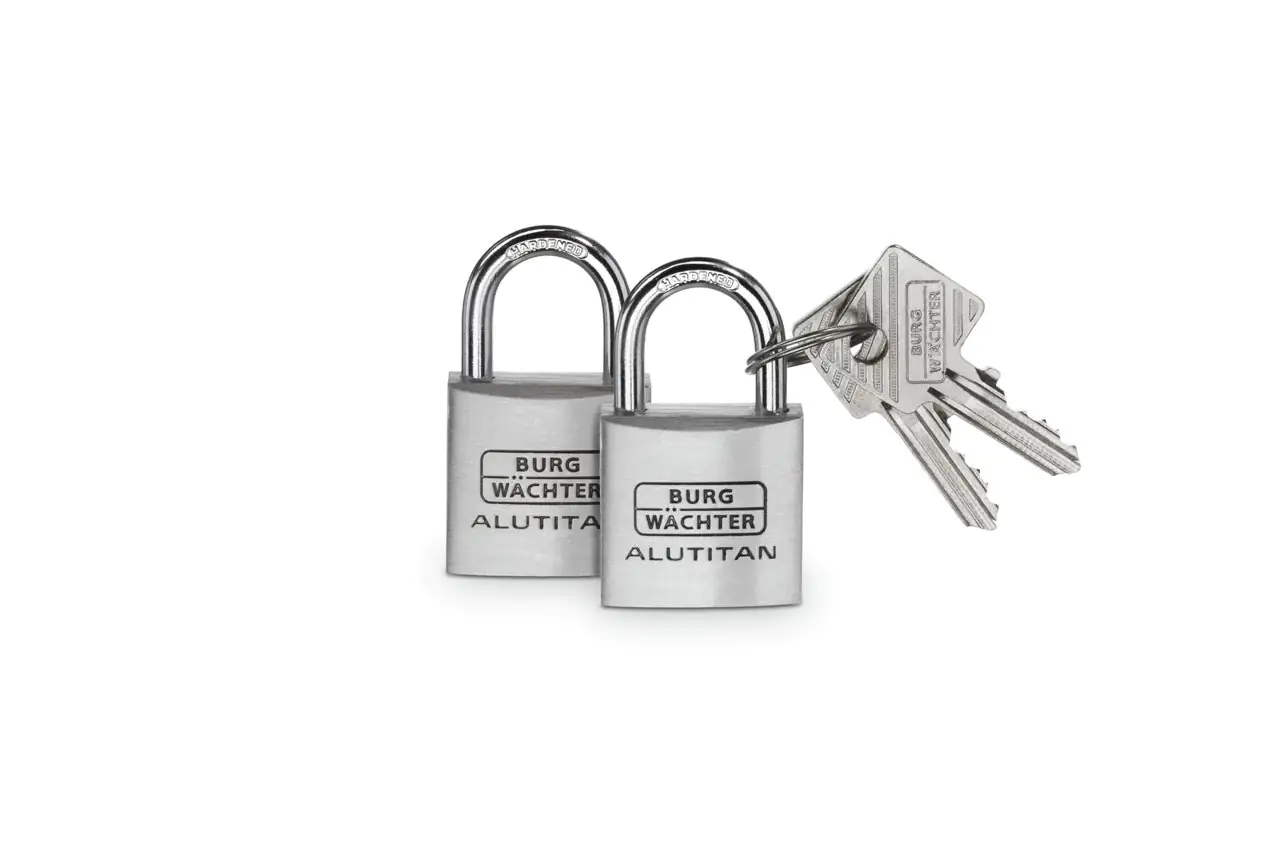 Burg Wächter Vorhängeschloss Duo 700 30 16.0 x 17.0 mm - 2 Stück