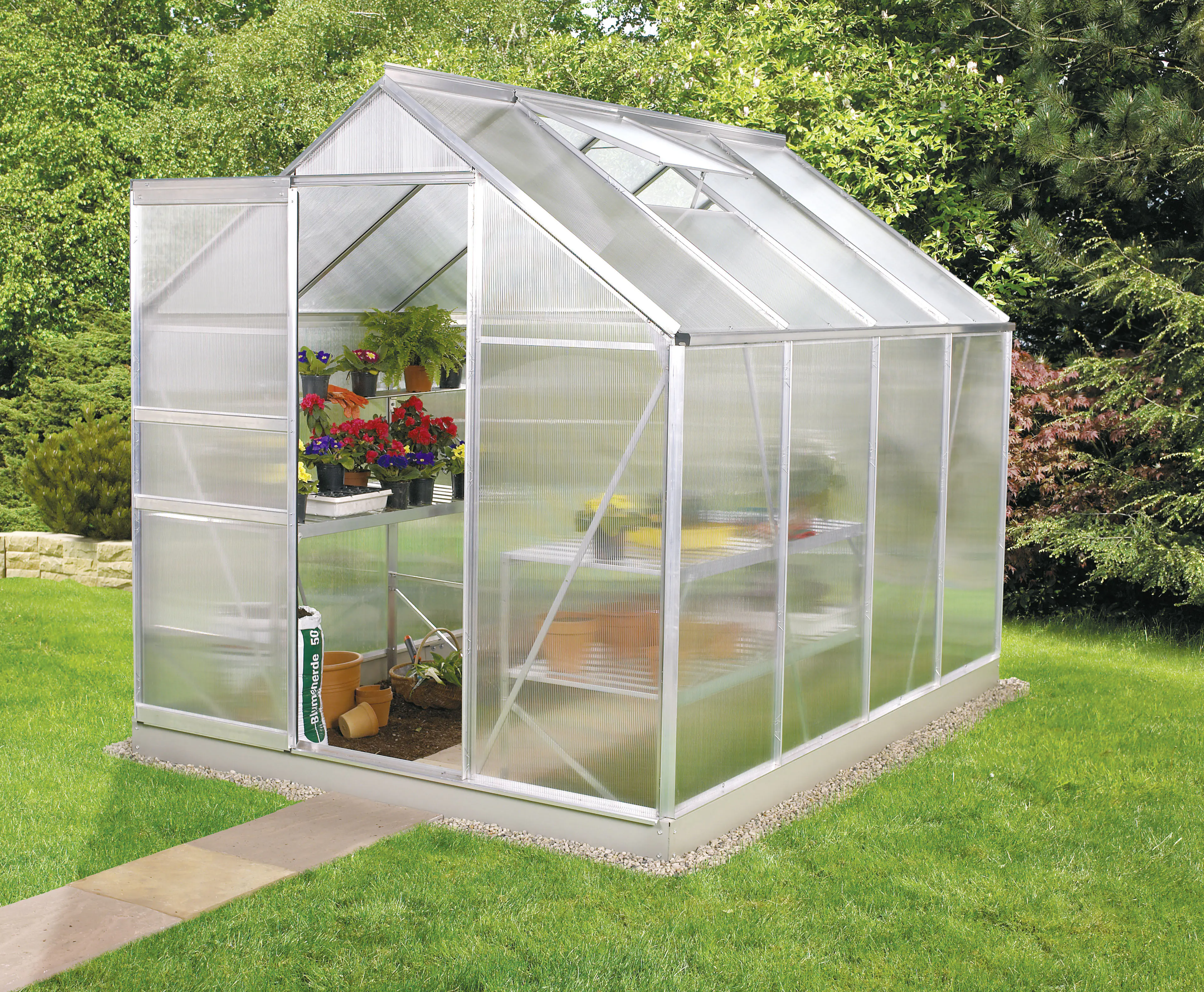 Vitavia Gewächshaus Venus 5000 192 x 254 cm 4 mm Hohlkammerplatten