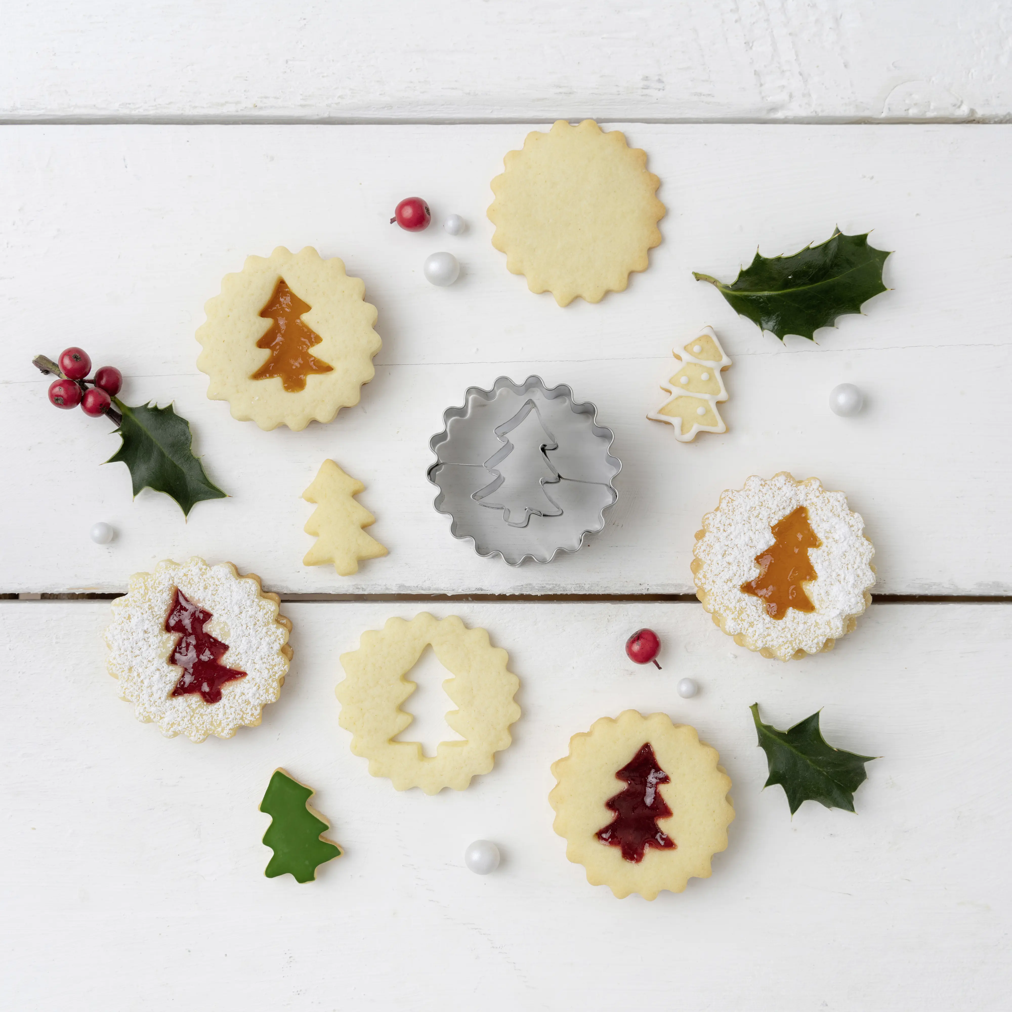 Zenker Ausstecher Linzer mit Tannenbaum