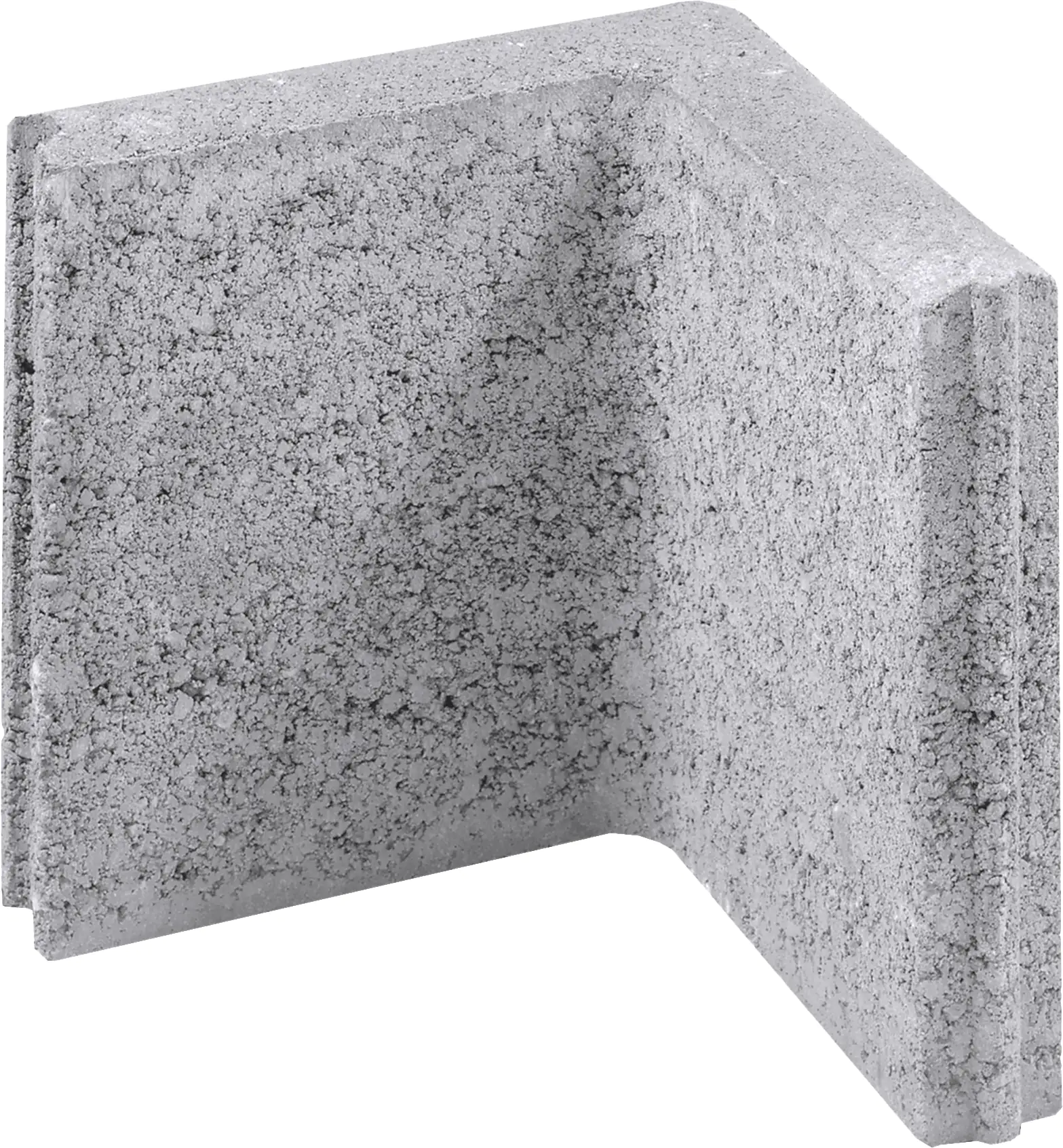 Kann Randstein Ecke mit Nut- und Feder 25 x 25 x 5 cm grau Kann Randstein Ecke mit Nut- und Feder 25 x 25 x 5 cm grau