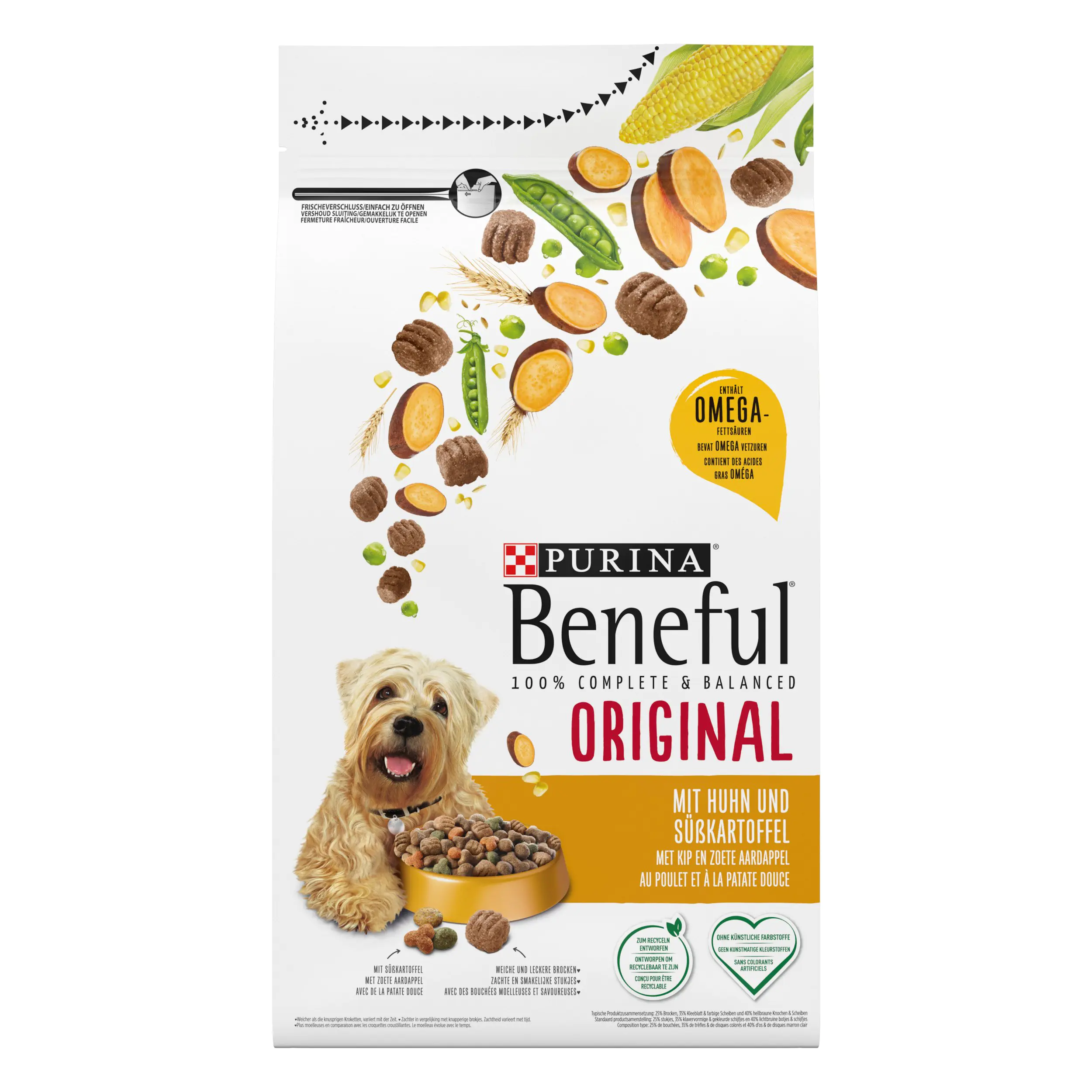 Beneful Hundefutter Original mit Huhn und Süßkartoffel 1,4 kg Beneful Hundefutter Original mit Huhn und Süßkartoffel 1,4 kg