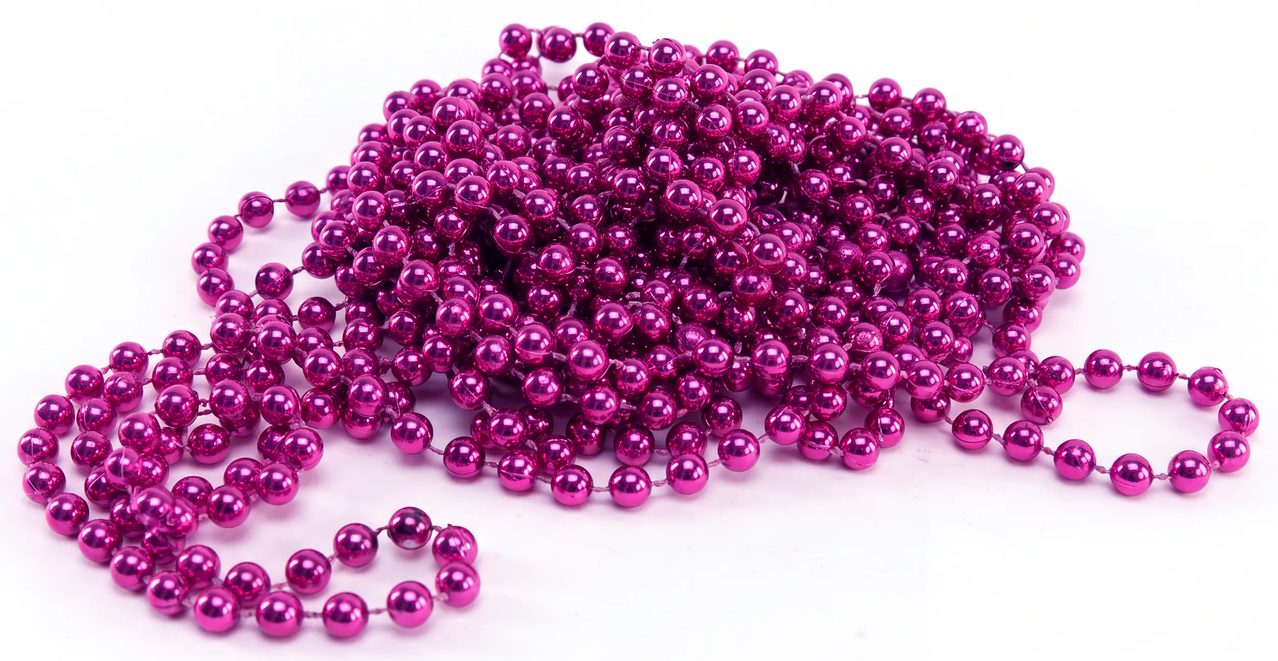 TrendLine Perlenkette bruchfest, langlebig 10 m pink