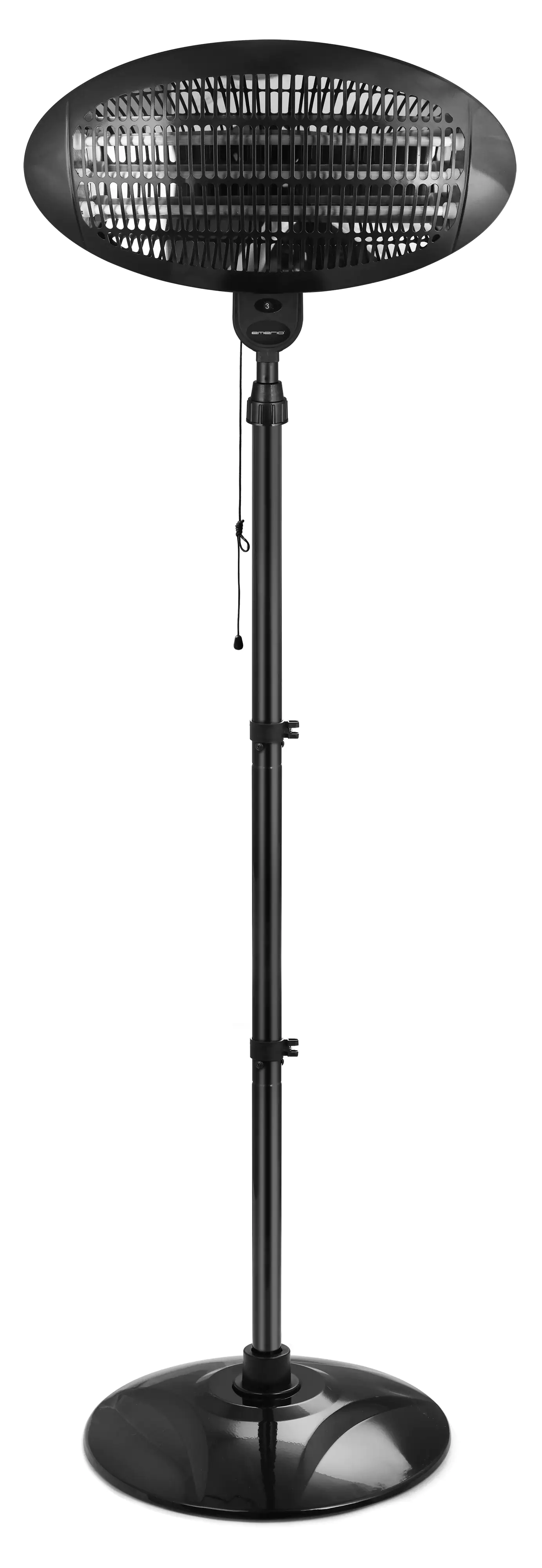 Emerio Terrassenheizstrahler 2000 Watt, Höhe 1,80 - 2,10 m