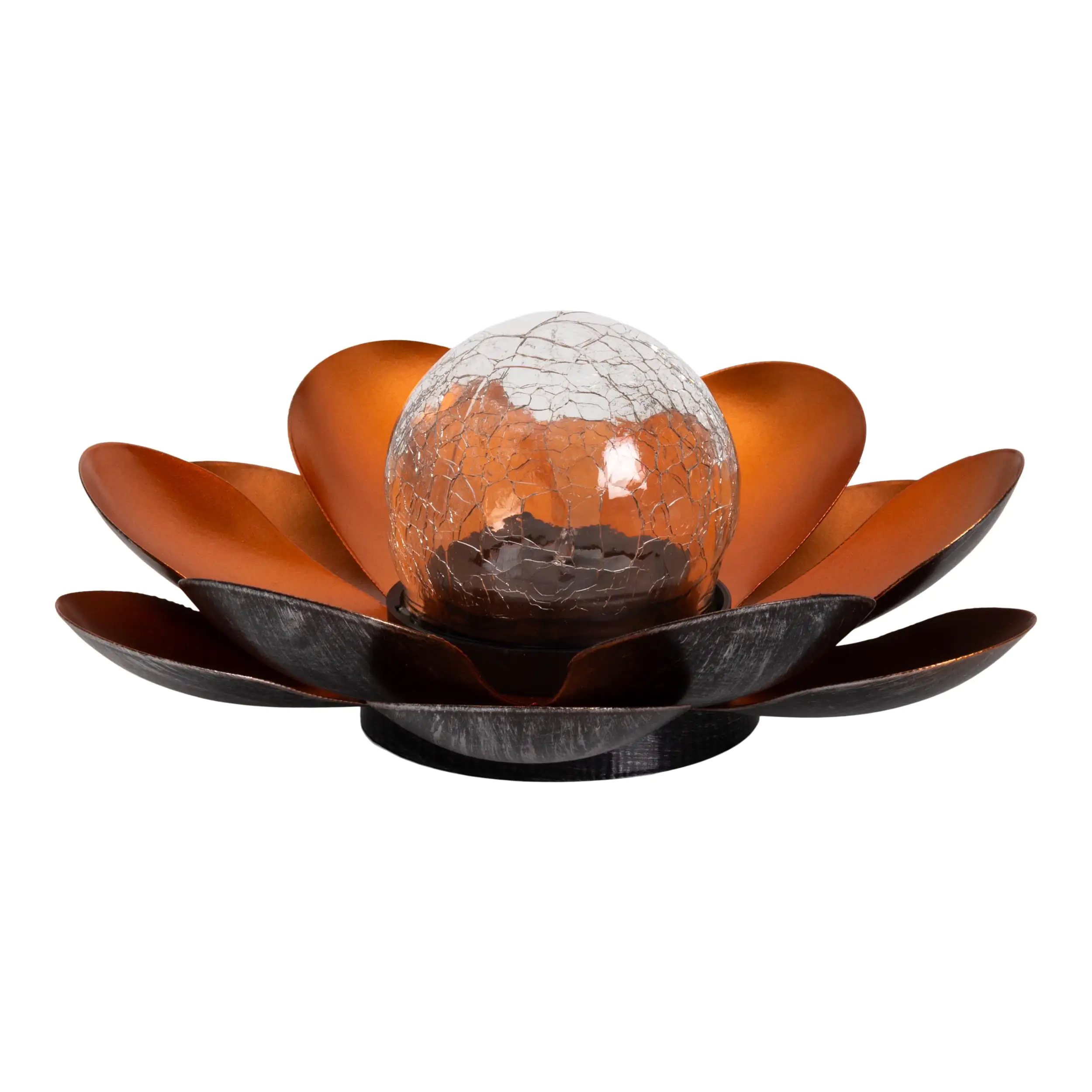 Light & More LED Solarleuchte Seerose kupfer