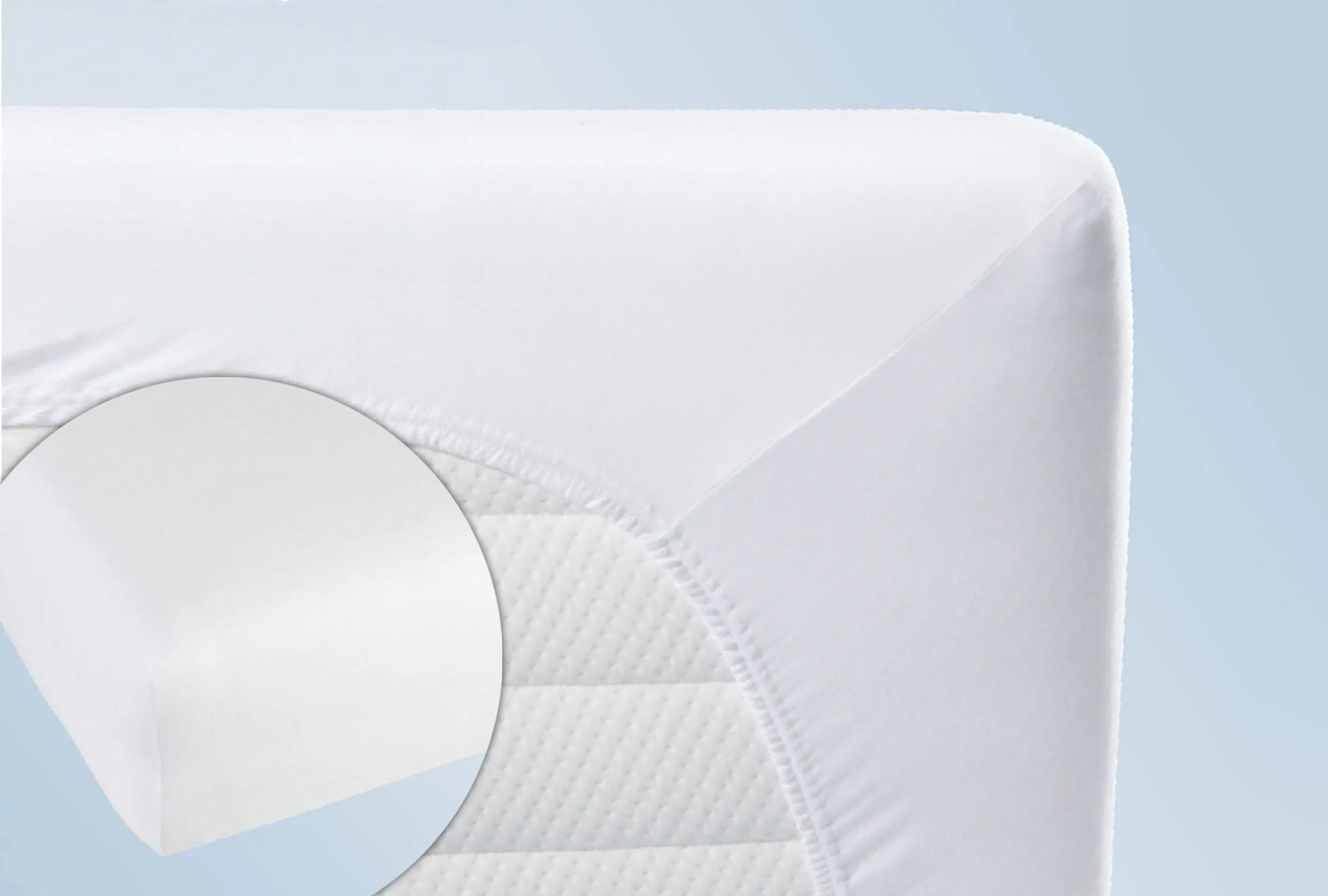 Biberna Molton Sleep & Protect Spannbetttuch natur, 80/100 x 190/210 cm