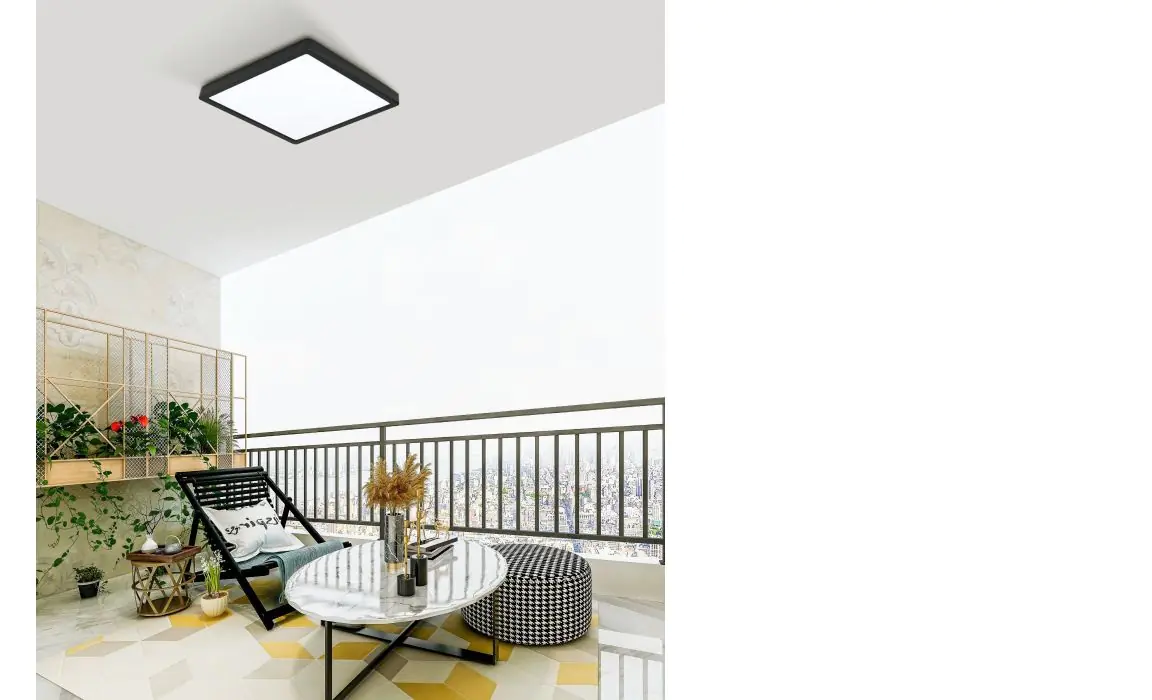 Eglo LED Außen-Aufbauleuchte Argolis 2 schwarz 28,5 x 28,5 cm