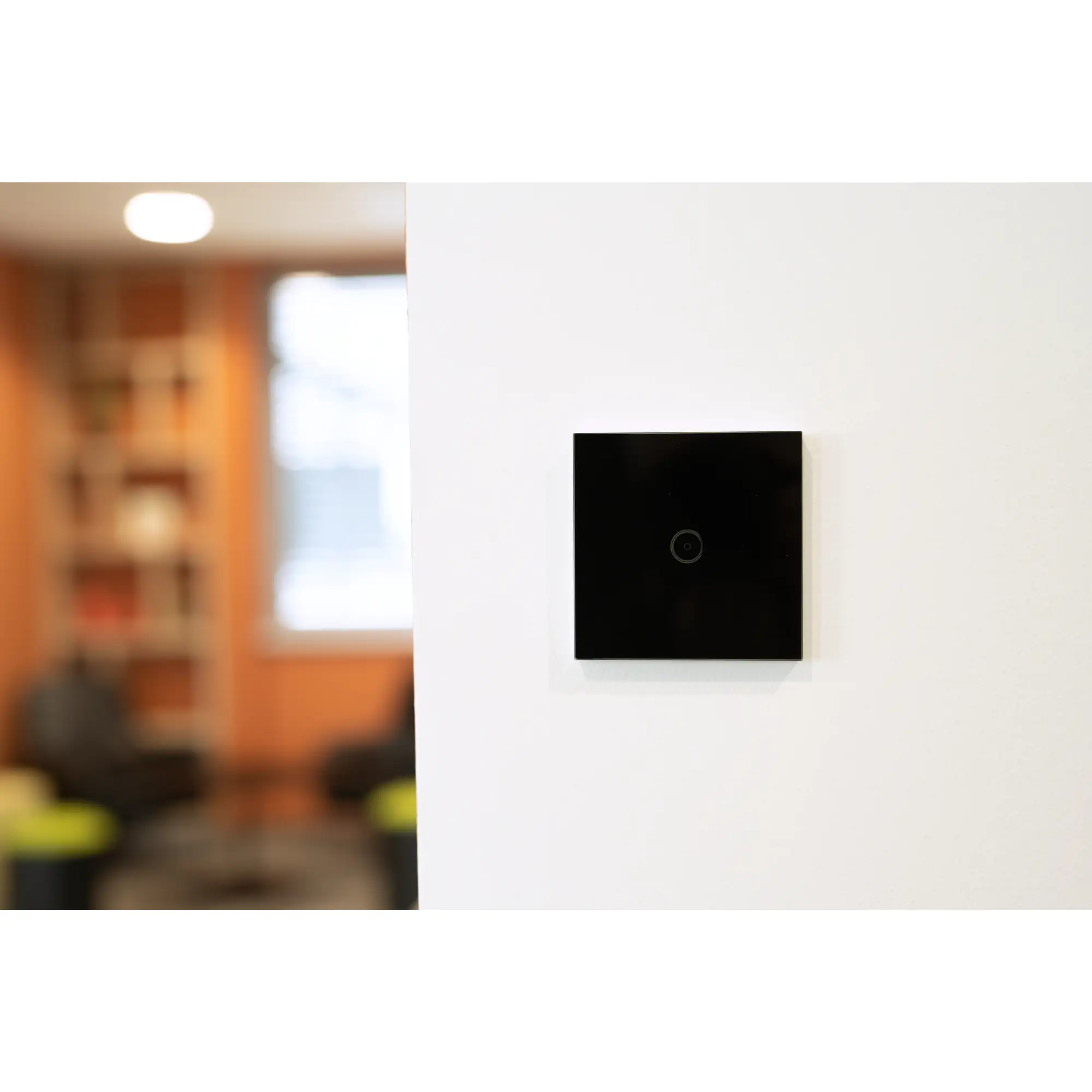 Unitec WIFI Touch Schalter schwarz Glasoptik, Tuya-App, Unterputz