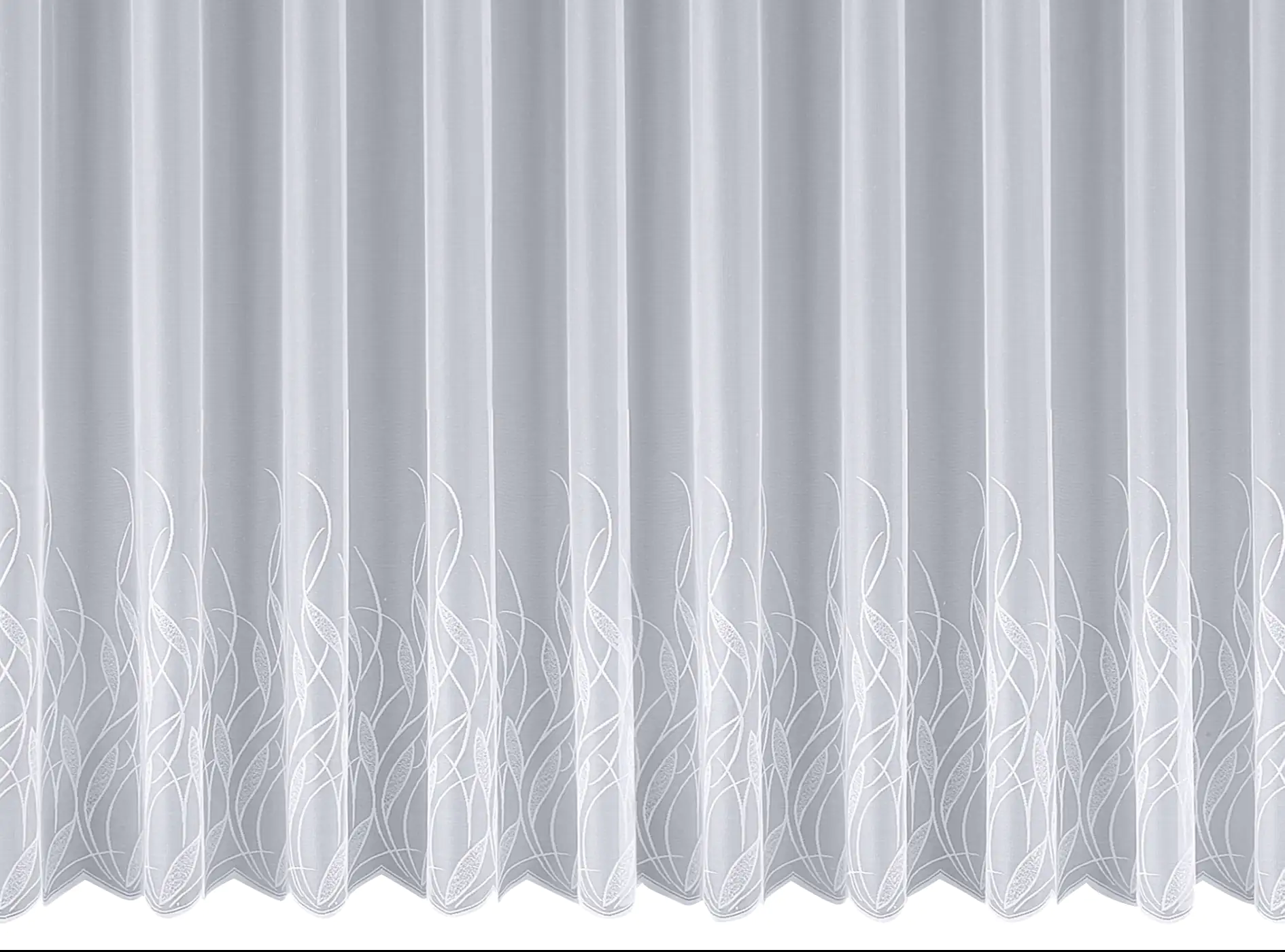 Neusser Collection Store mit Gardinenband Caroline Jaquard weiß 300x160 cm