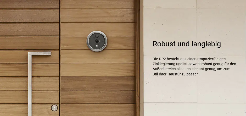 Ezviz Video-Türsprechanlage DP2 kabellos Ezviz Video-Türsprechanlage DP2 kabellos
