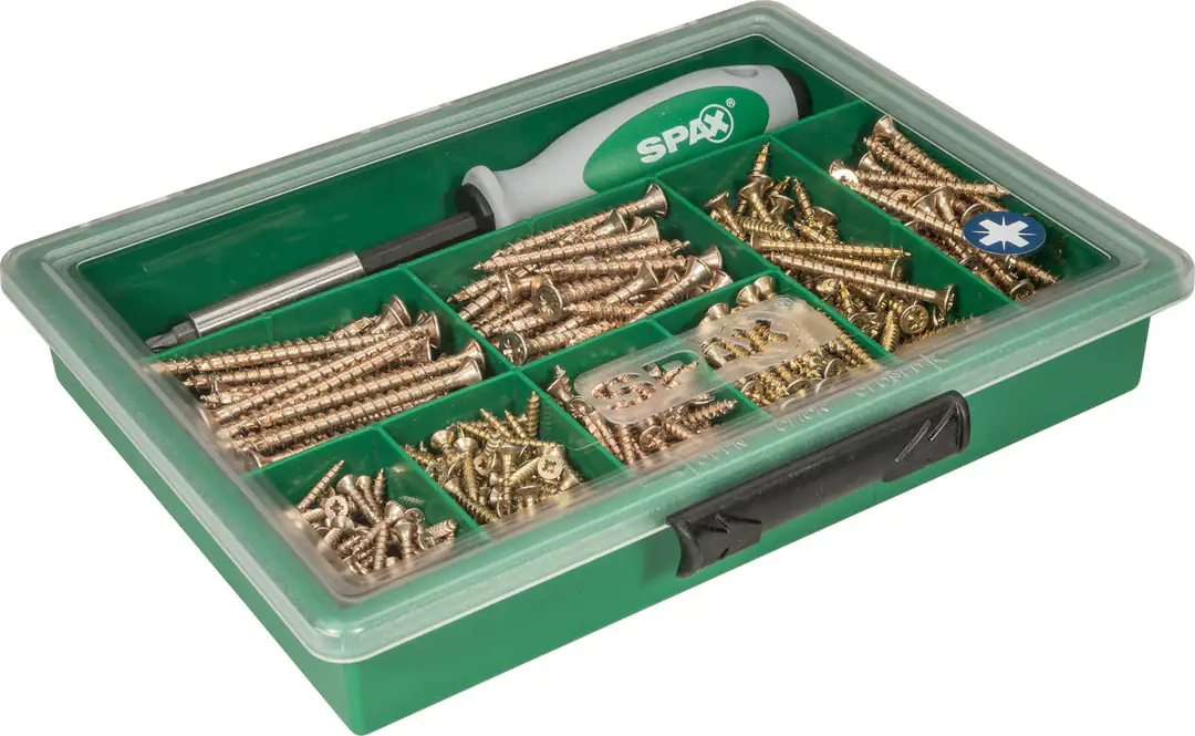Spax Sortimentskasten - 630 Stk.