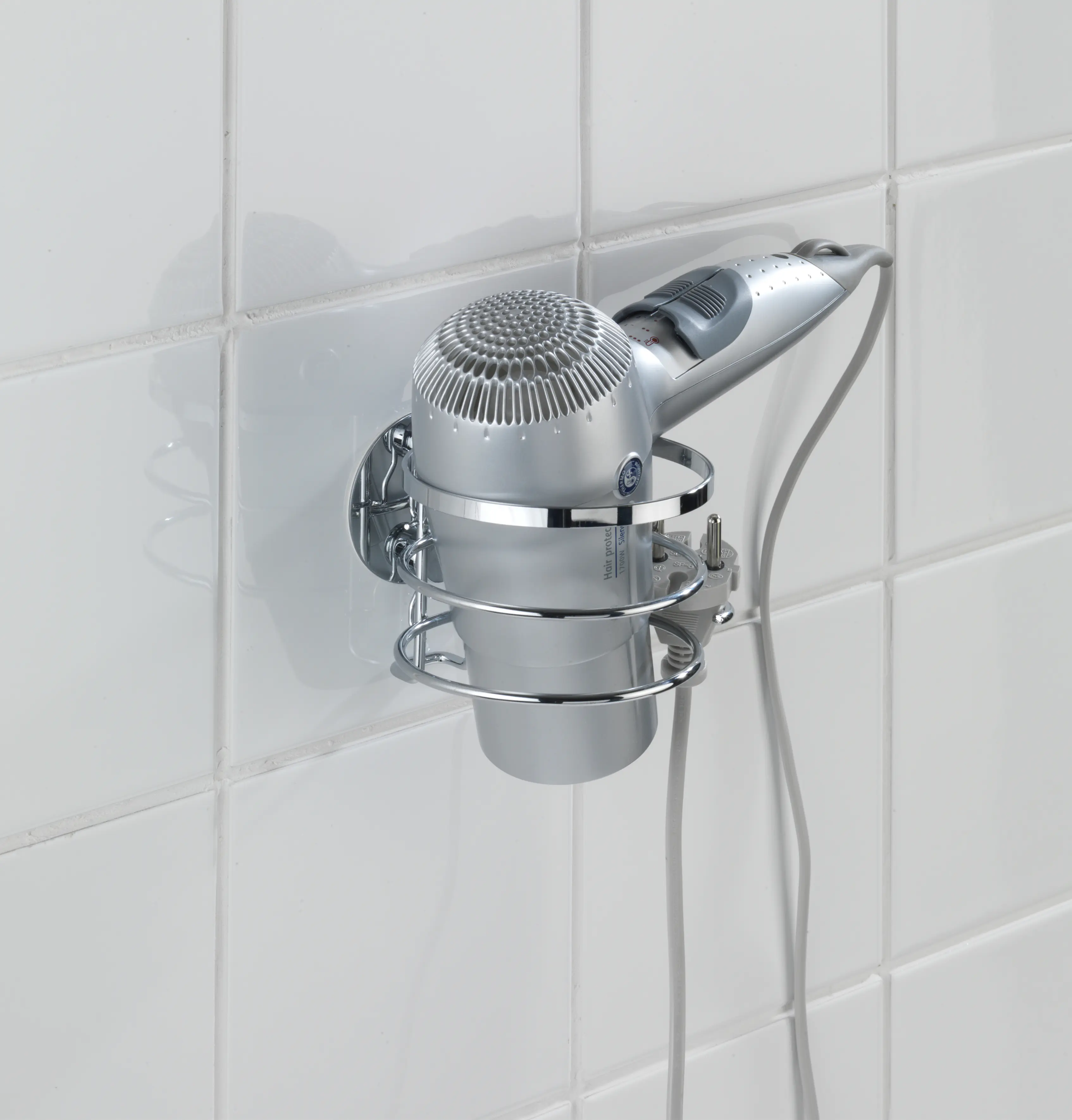 Wenko Haartrocknerhalter Edelstahl Turbo-Loc