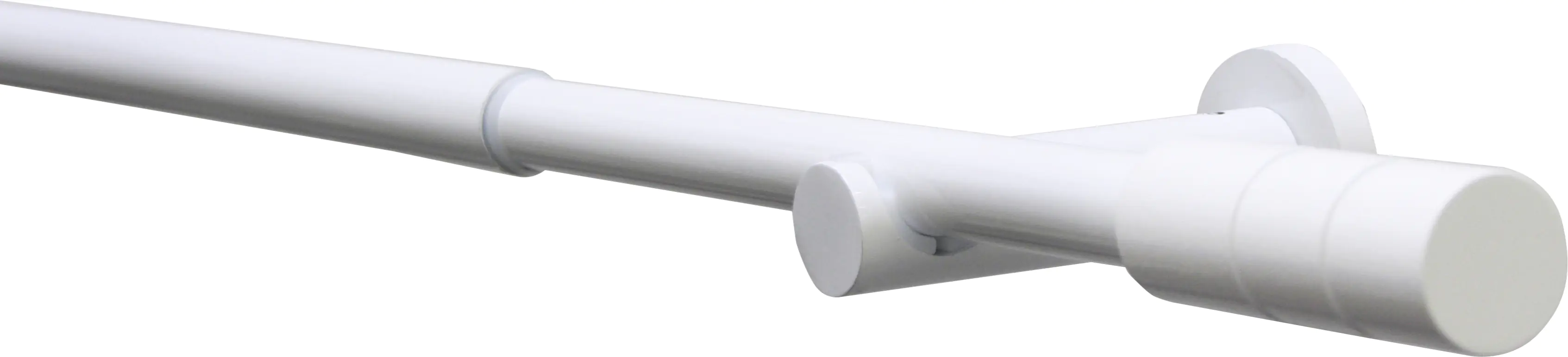 Gardinia Gardinenstangen-Set Kreta 1-Lauf Ø 16-19 mm weiß 120 cm - 210 cm Gardinia Gardinenstangen-Set Kreta 1-Lauf Ø 16-19 mm weiß 120 cm - 210 cm