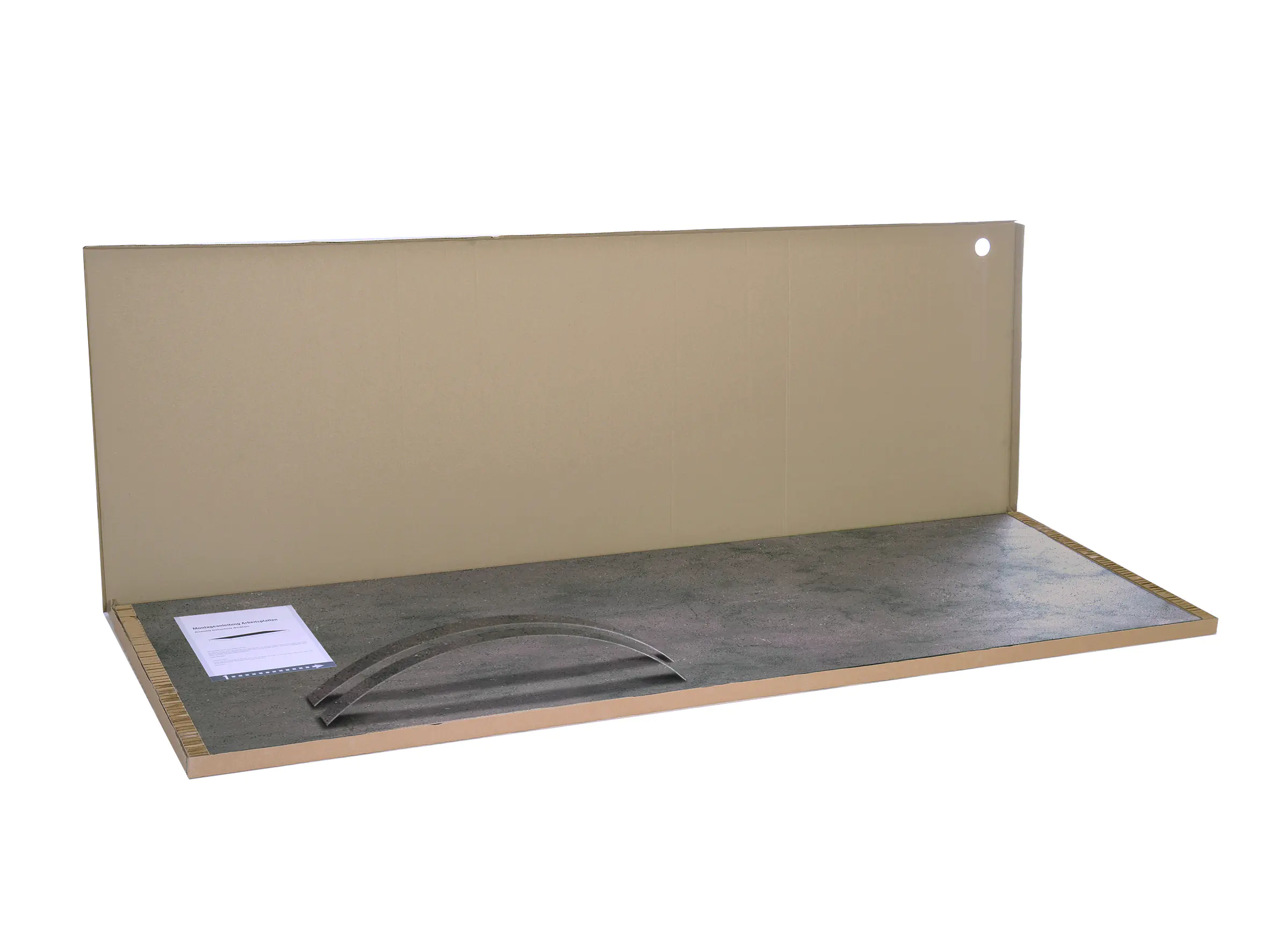 Kronoflooring Arbeitsplatte Fossil Arosa 186 x 63,5 x 3,8 cm eiche