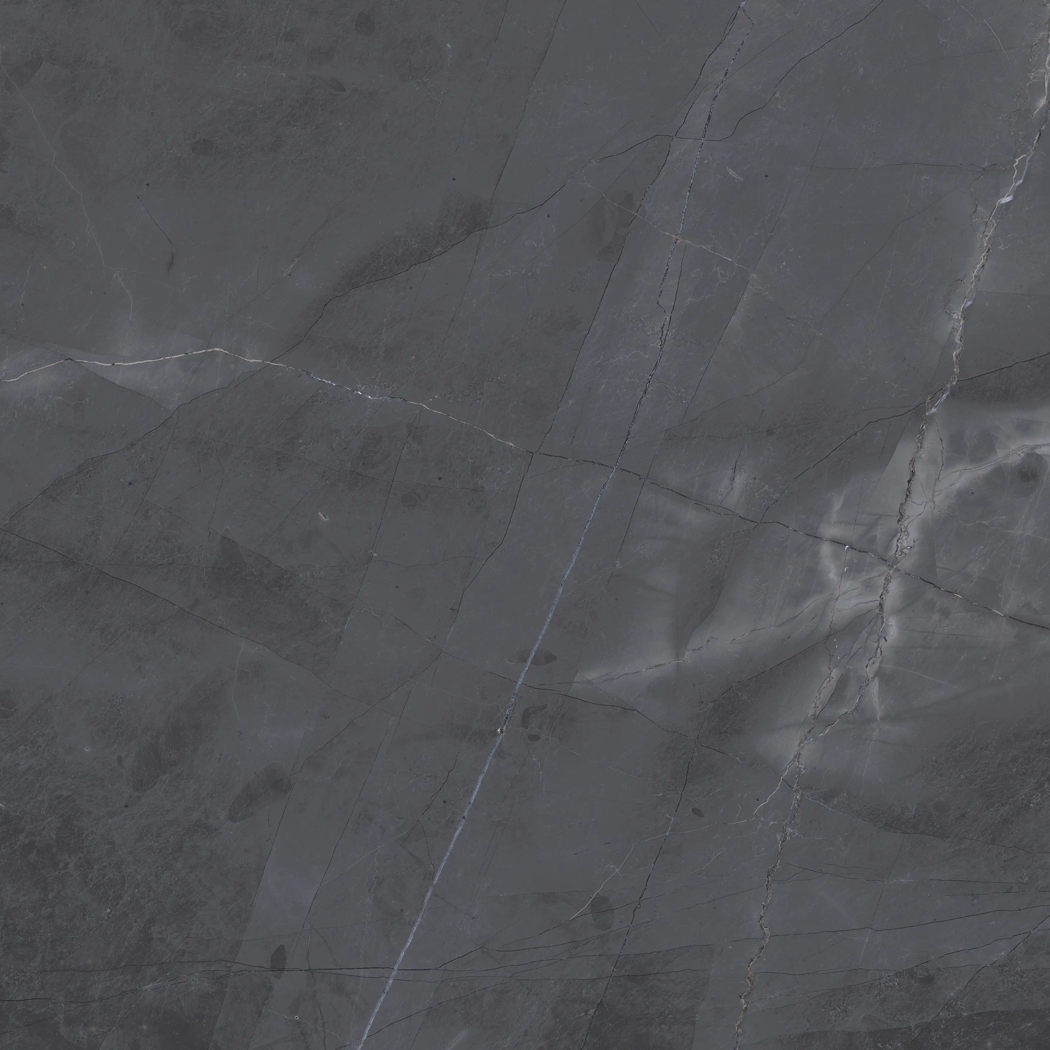 Bodenfliese Feinsteinzeug Opium 60 x 60 cm schwarz