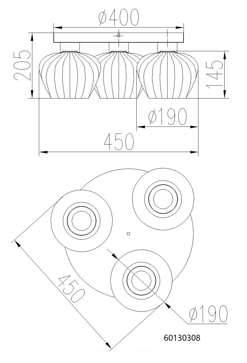 Globo Deckenleuchte TOY
