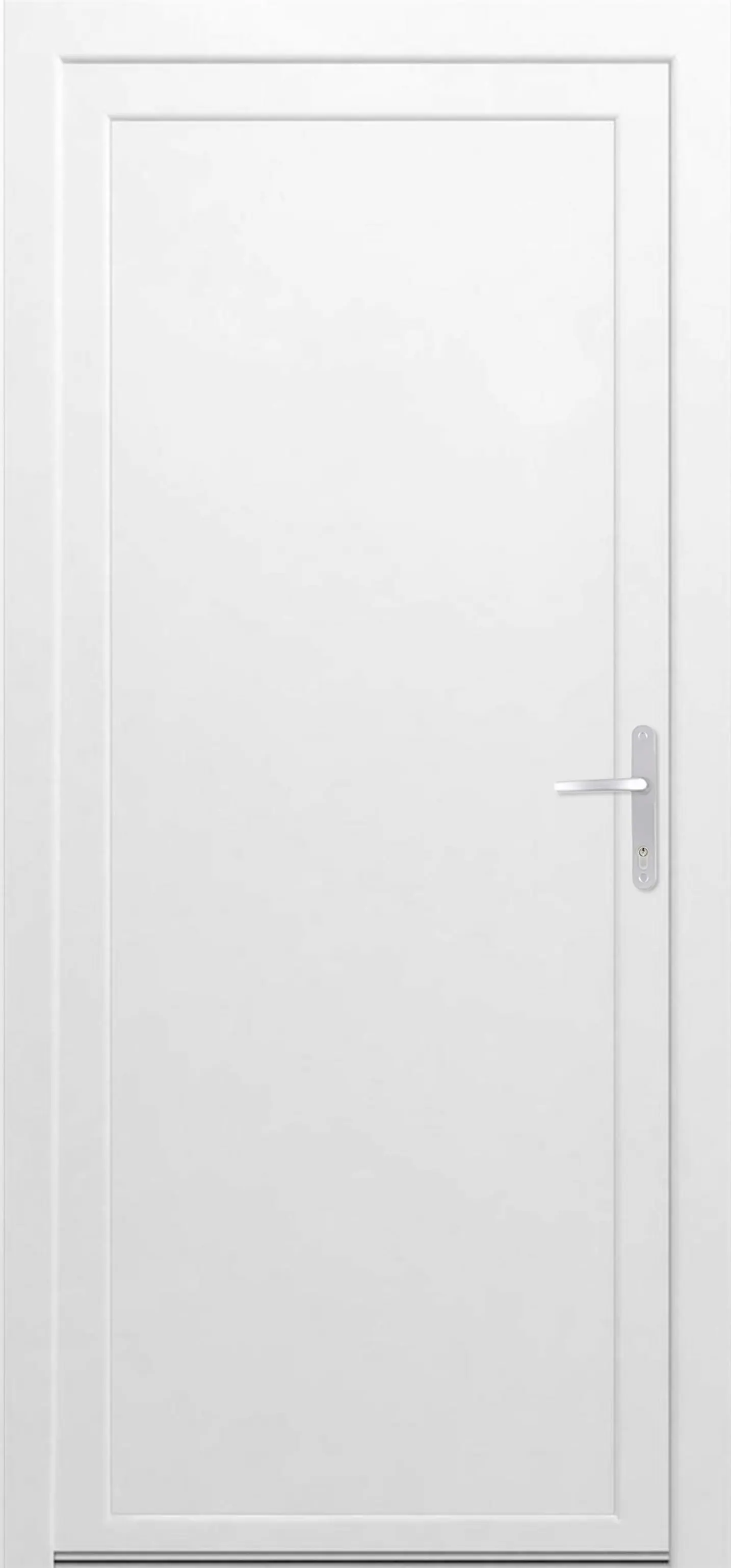 Panto Kunststoff-Nebeneingangstür K500 98 x 198 cm DIN R weiß