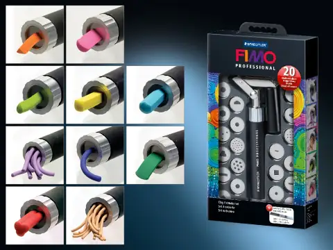 FIMO Extruder Set mit 20 Motivscheiben 57 g