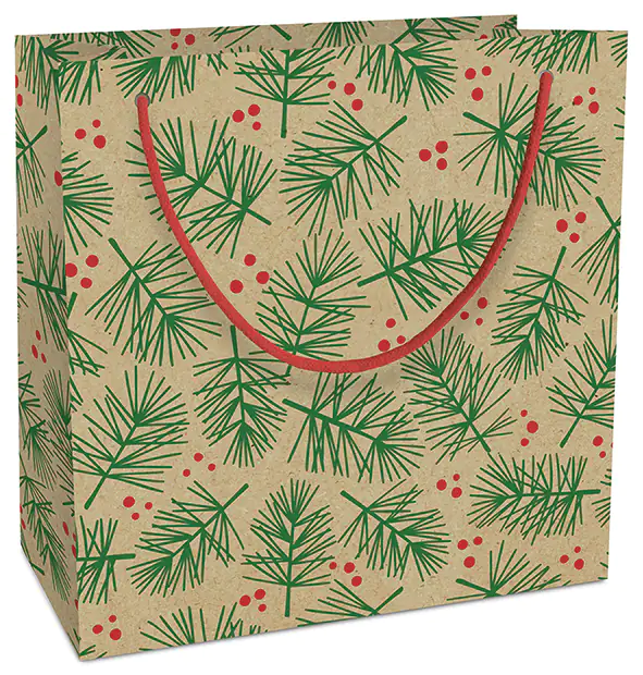 Braun & Company Geschenktasche Recycling Weihnachtszweig 20 x 21 x 8 cm Braun & Company Geschenktasche Recycling Weihnachtszweig 20 x 21 x 8 cm